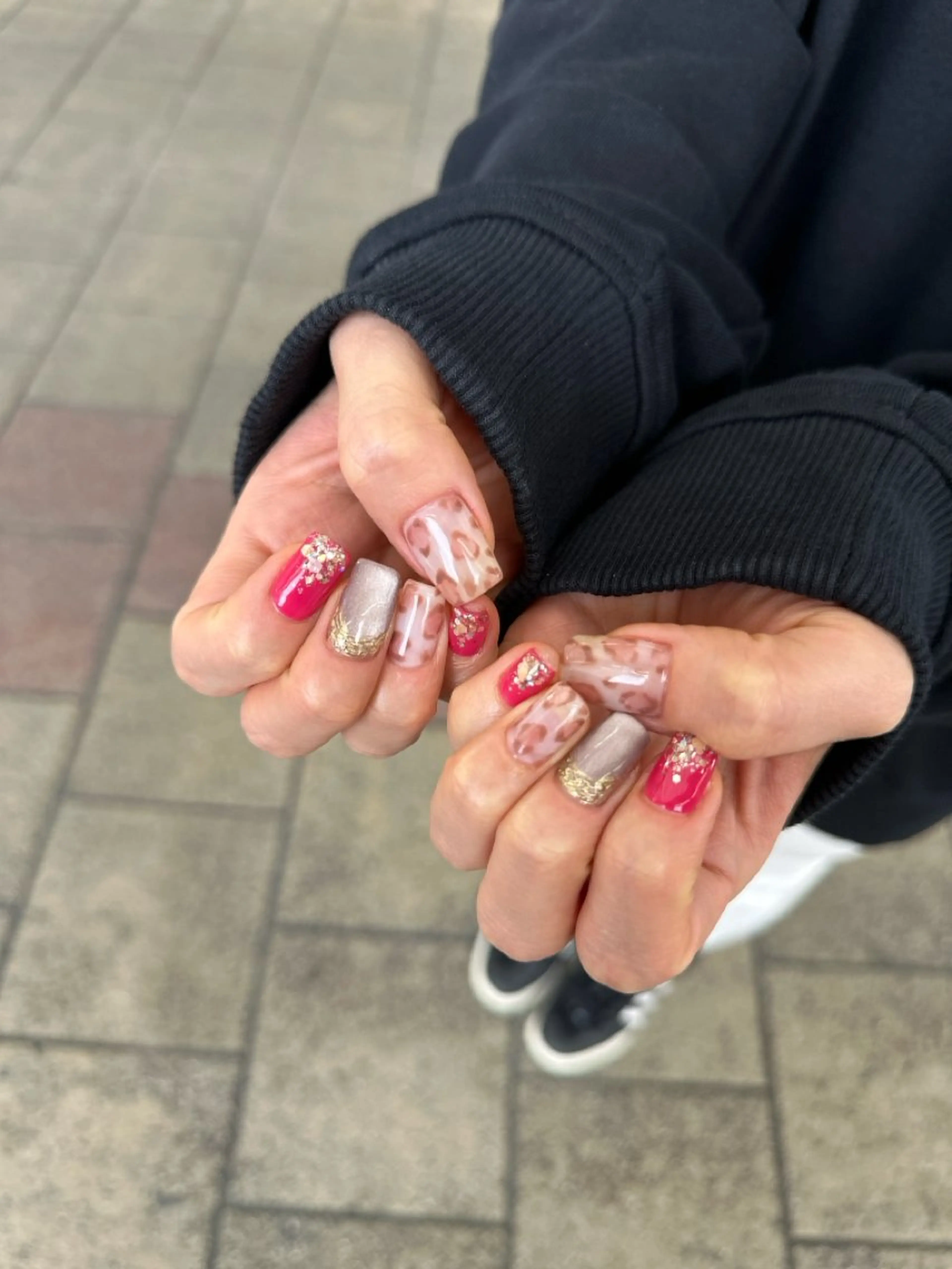 ネイル アニマル柄 nail salon  ∞ mikanal ∞所属・nailsalon ∞ ﾐｶﾅﾙ ∞のネイルデザイン