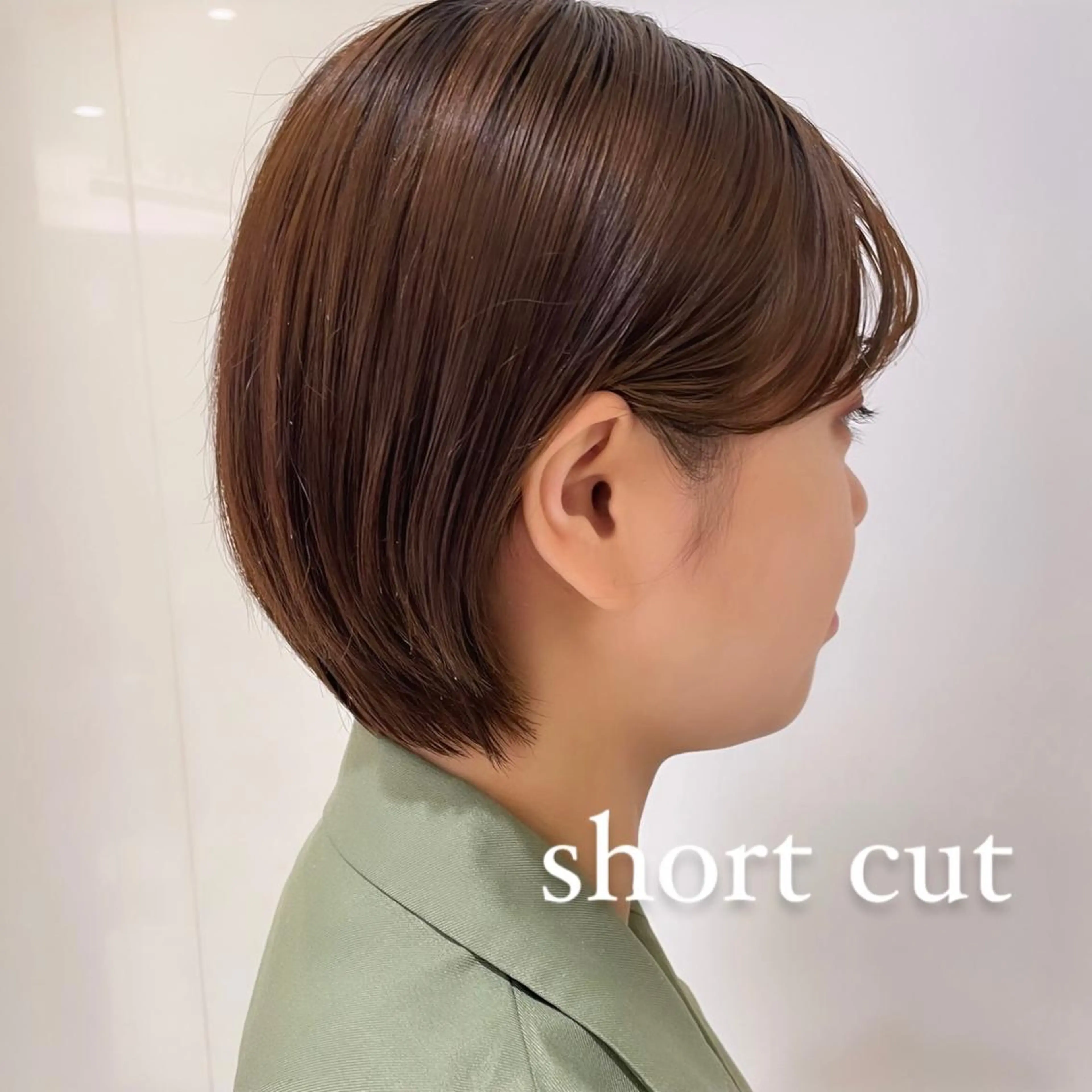 ショート カット ヘアカラー トリートメント ボブパーマ ♡ヨシカワハナコのヘアスタイル