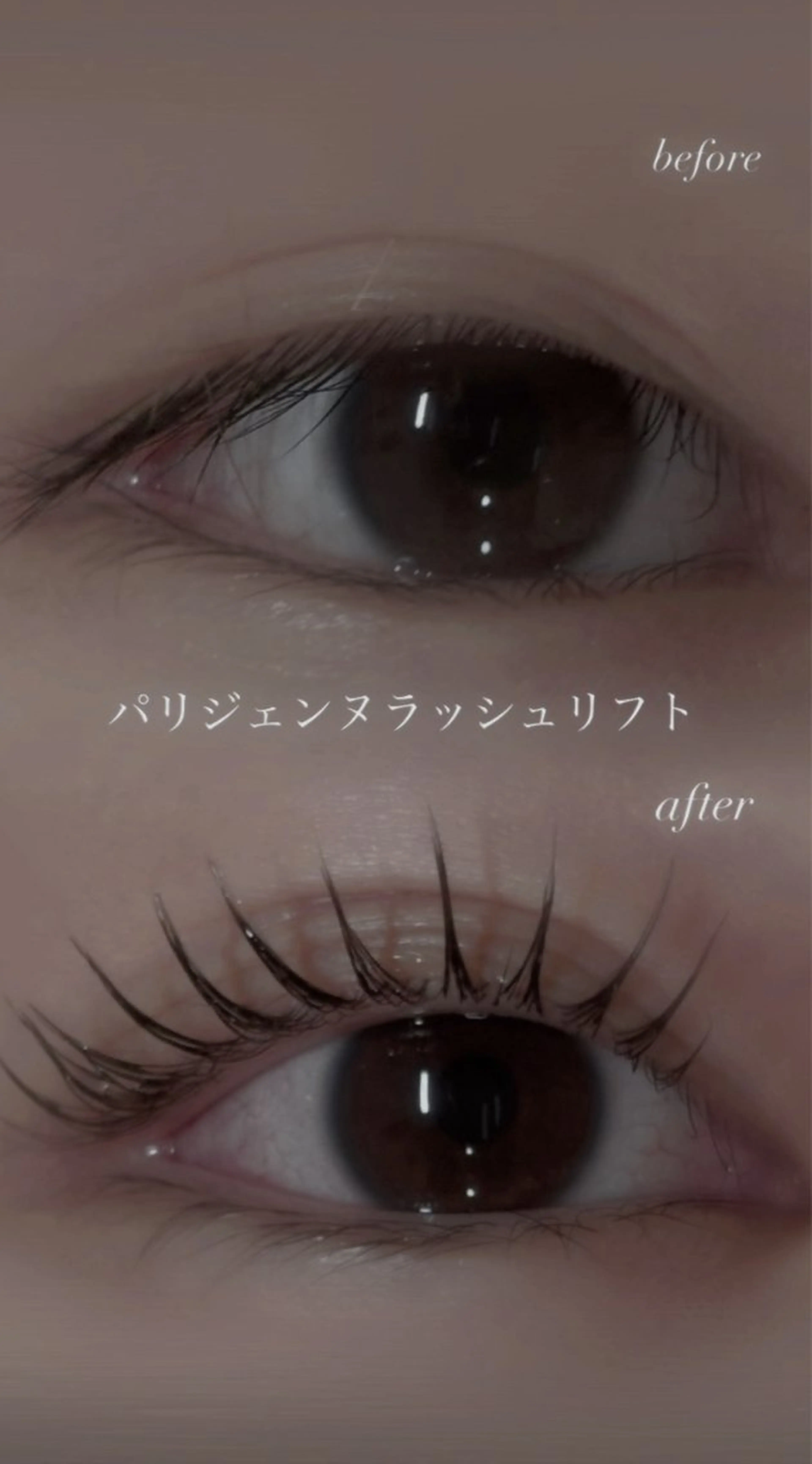 マツエク・マツパ パリジェンヌラッシュリフト 仲尾 奏音のマツエク・マツパデザイン