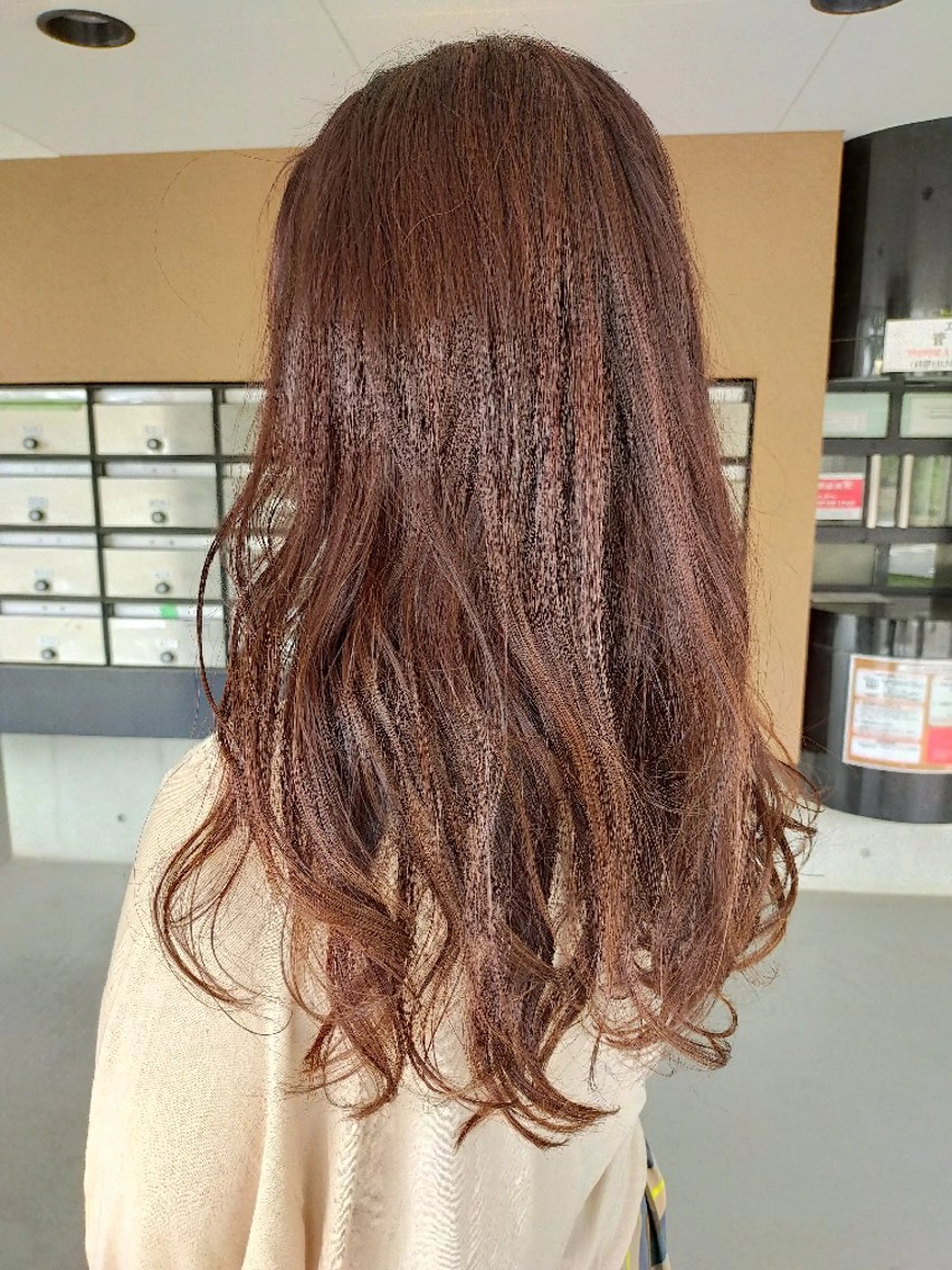 ロング カラー ブラウンカラー レッドカラー レッドブラウン カット ヘアカラー ASAKO ✴︎アメリシュシュのヘアスタイル