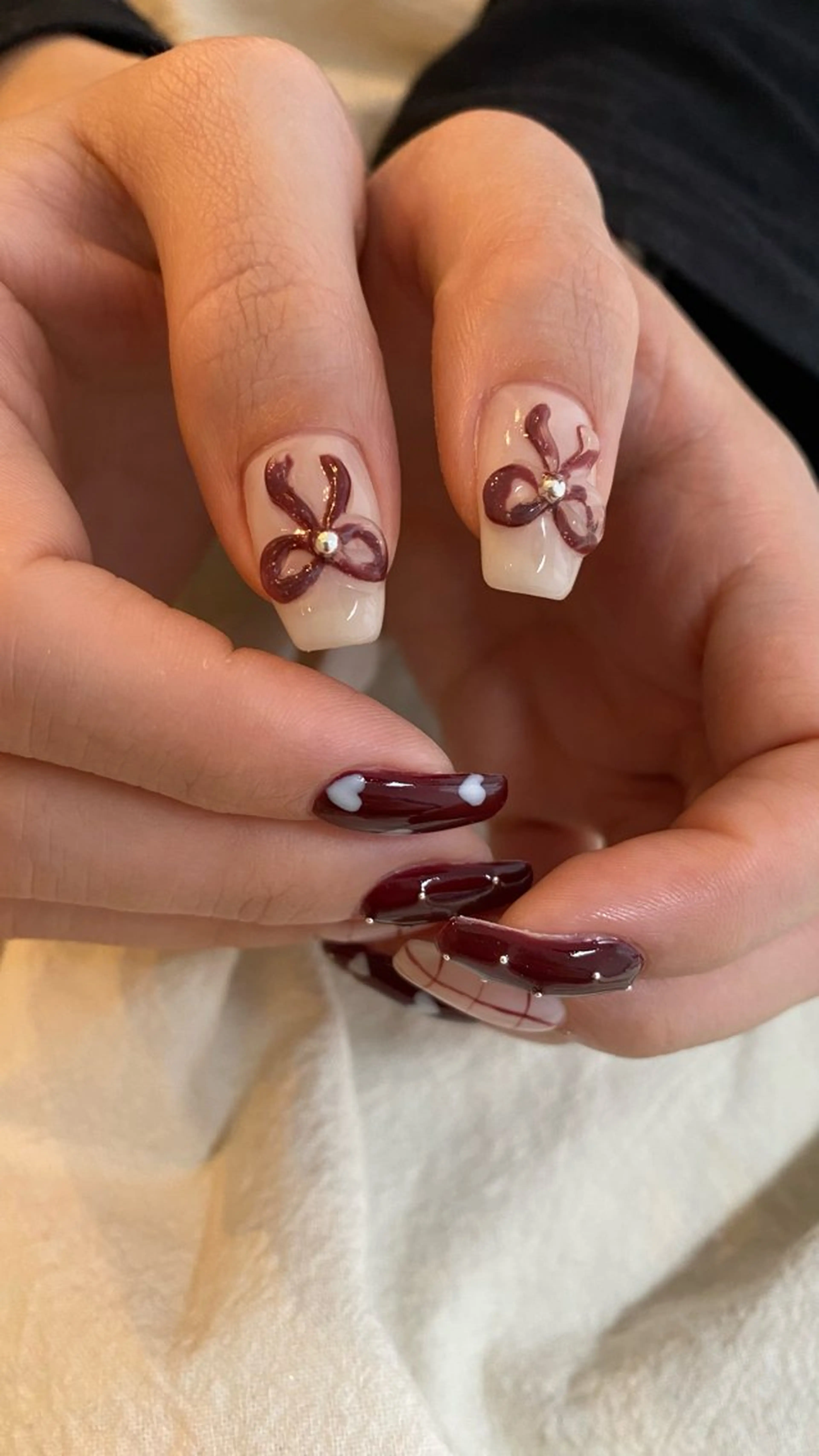 ネイル リボン nail salon An°のネイルデザイン