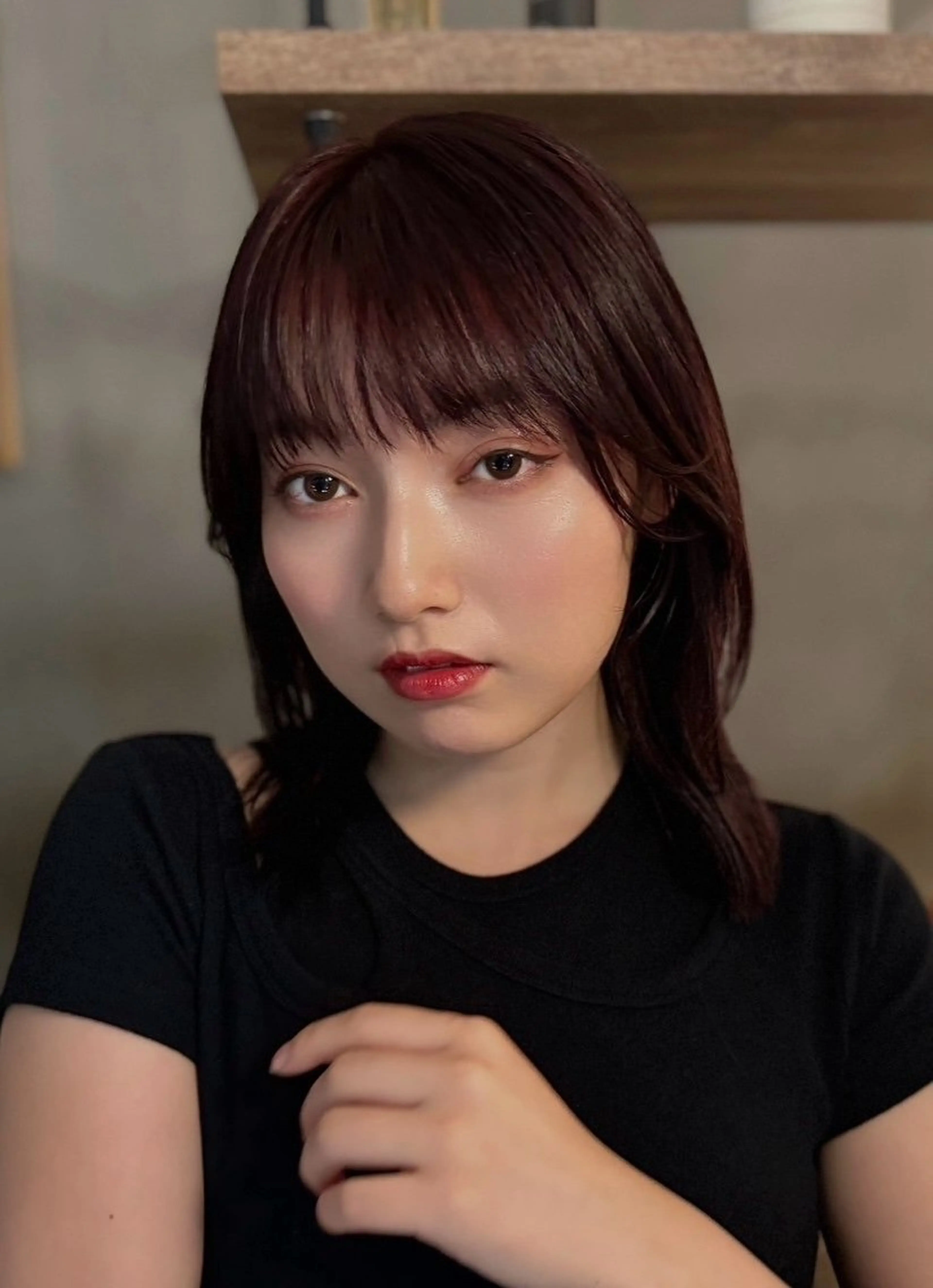 ミディアム [似合う小顔カット] 🪽MUNi恵比寿のヘアスタイル