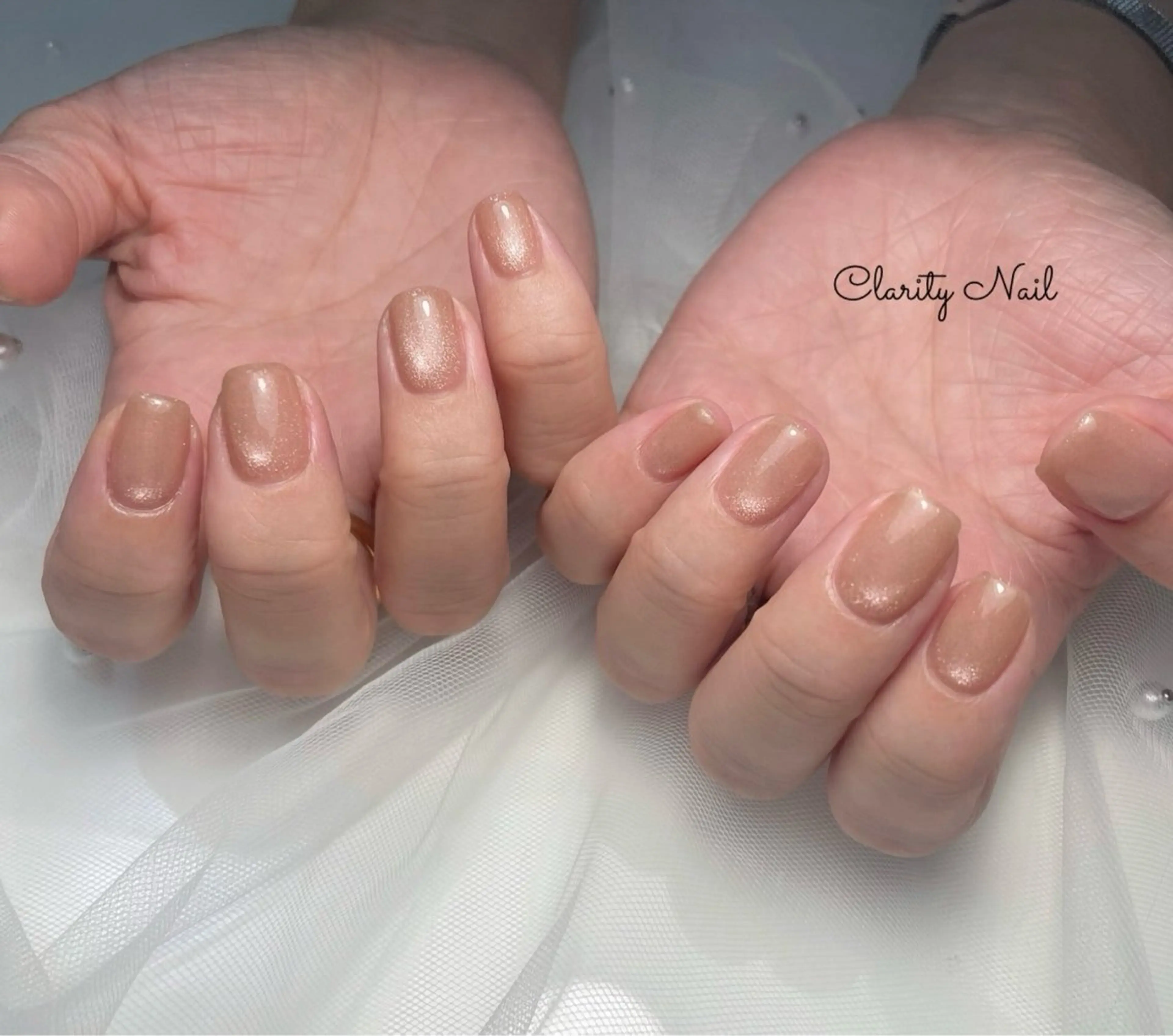 ネイル マグネットネイル ワンカラーネイル ハンドネイル Clarity Nailのネイルデザイン