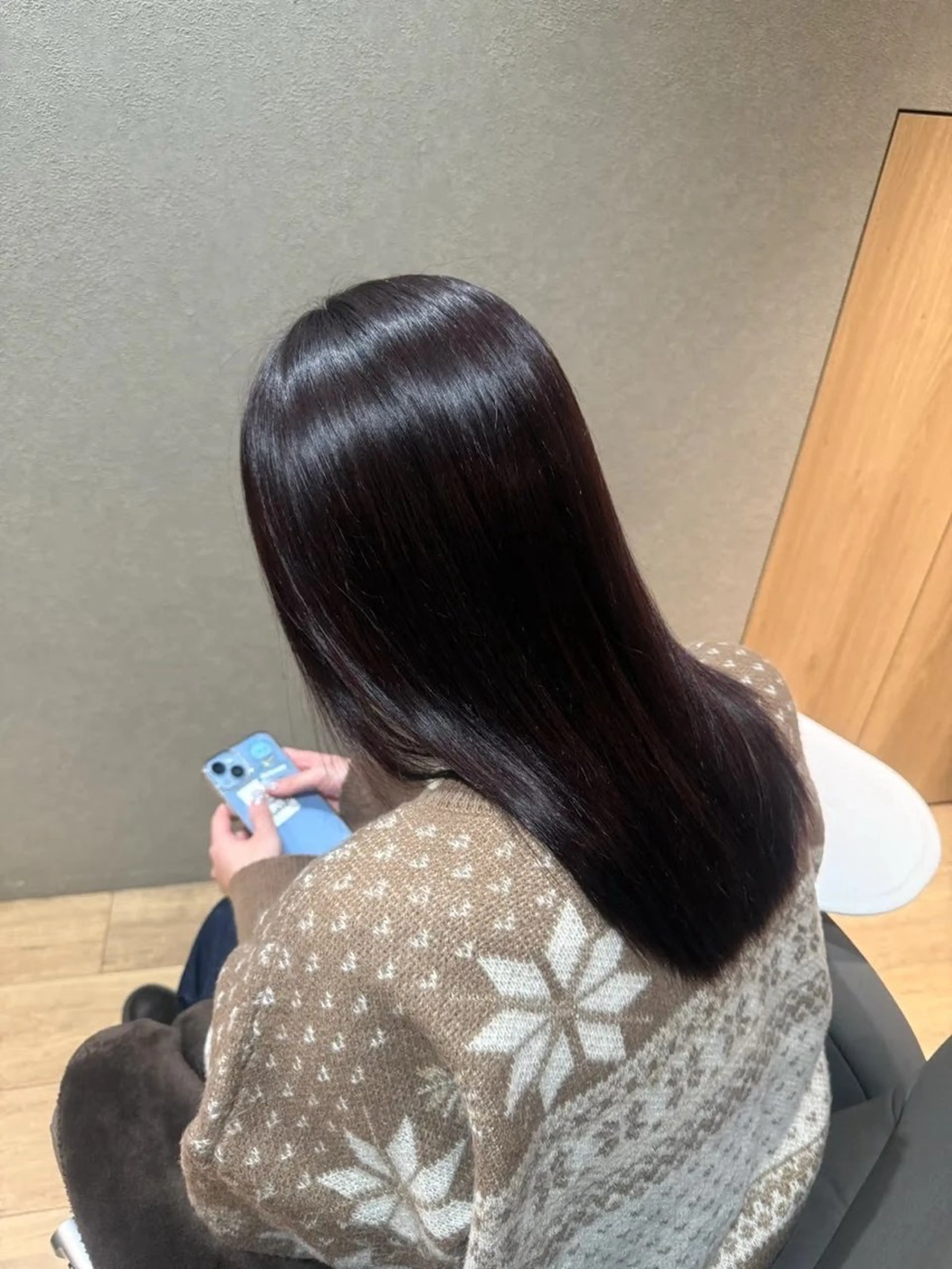 セミロング canamo所属・大原 梨代のヘアスタイル