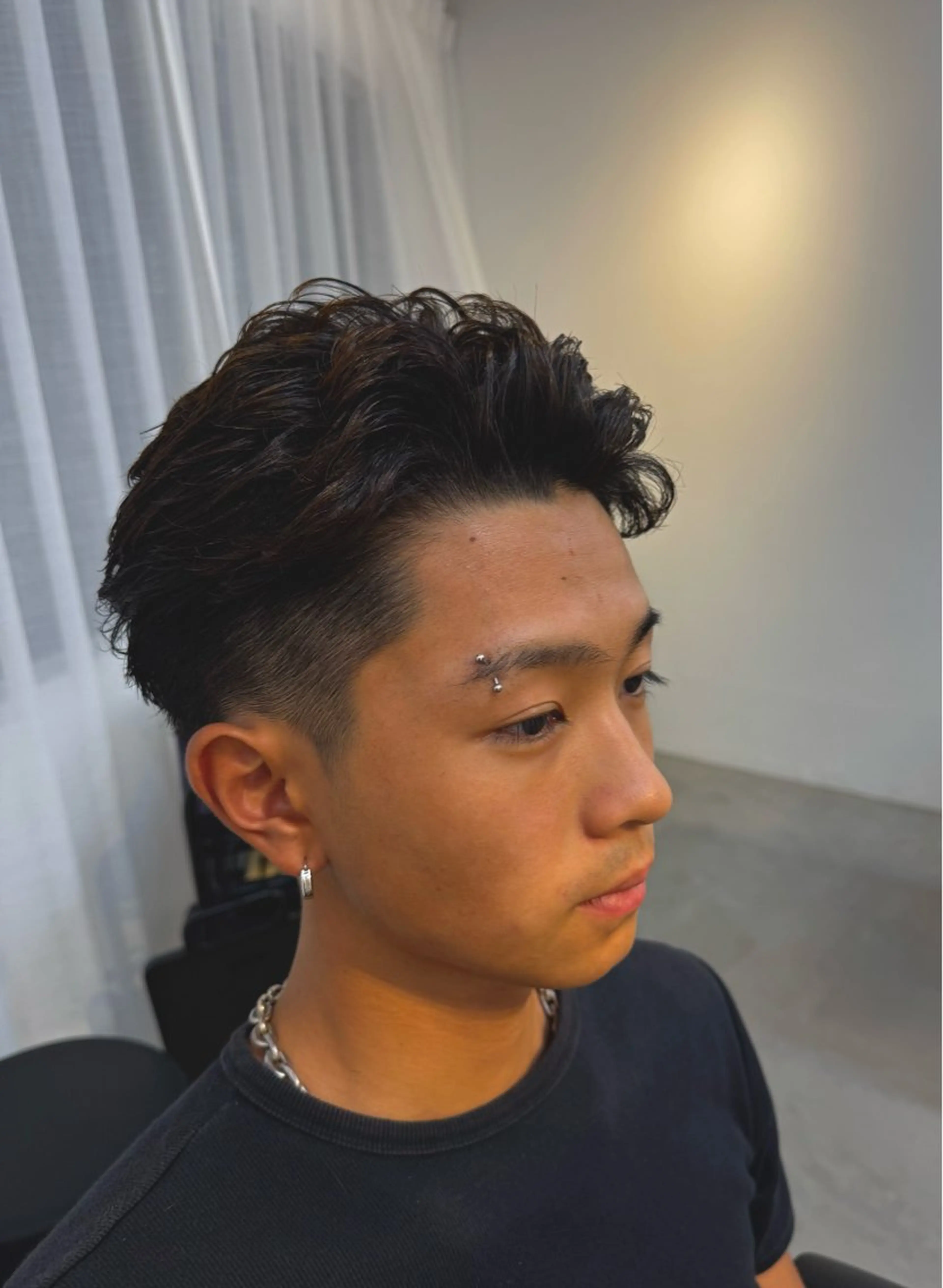 メンズカット＋スパイラル等特殊パーマの写真