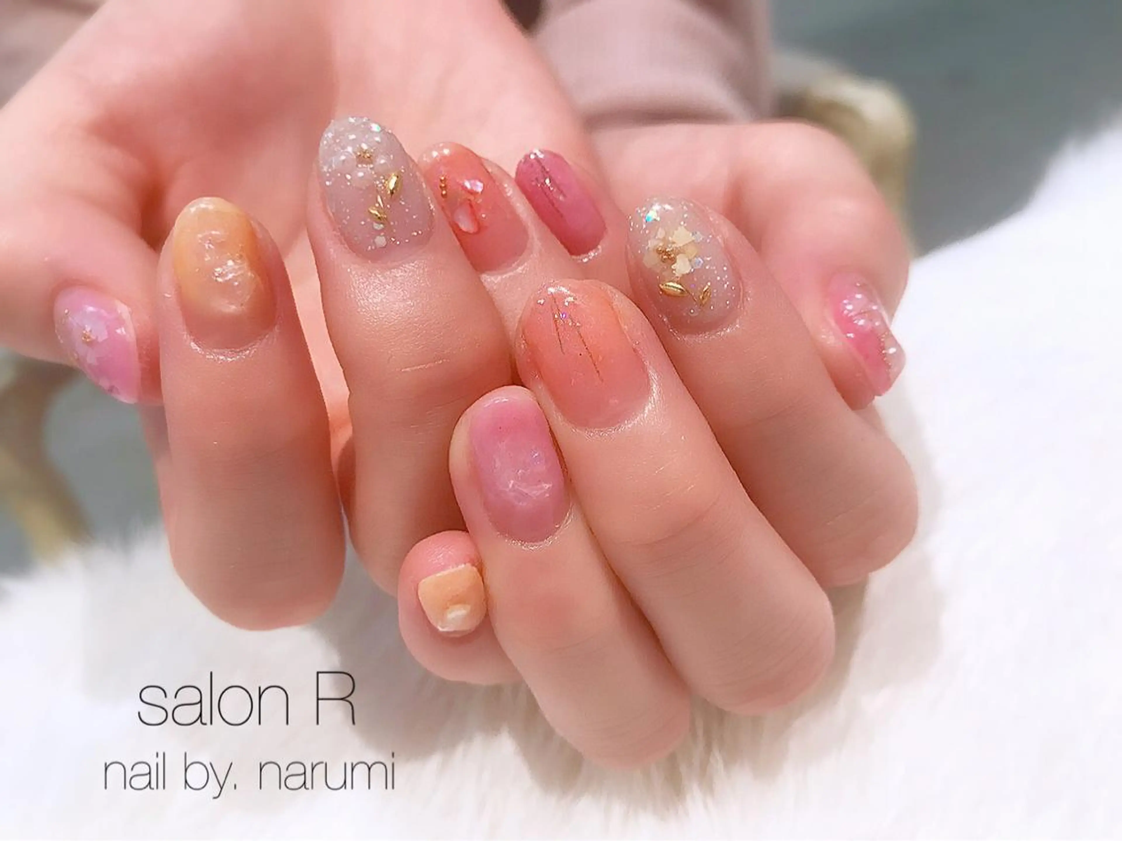 ネイル Re Pearl～コーディネートサロン～ 市駅前店所属・NARUMI HYODOのネイルデザイン