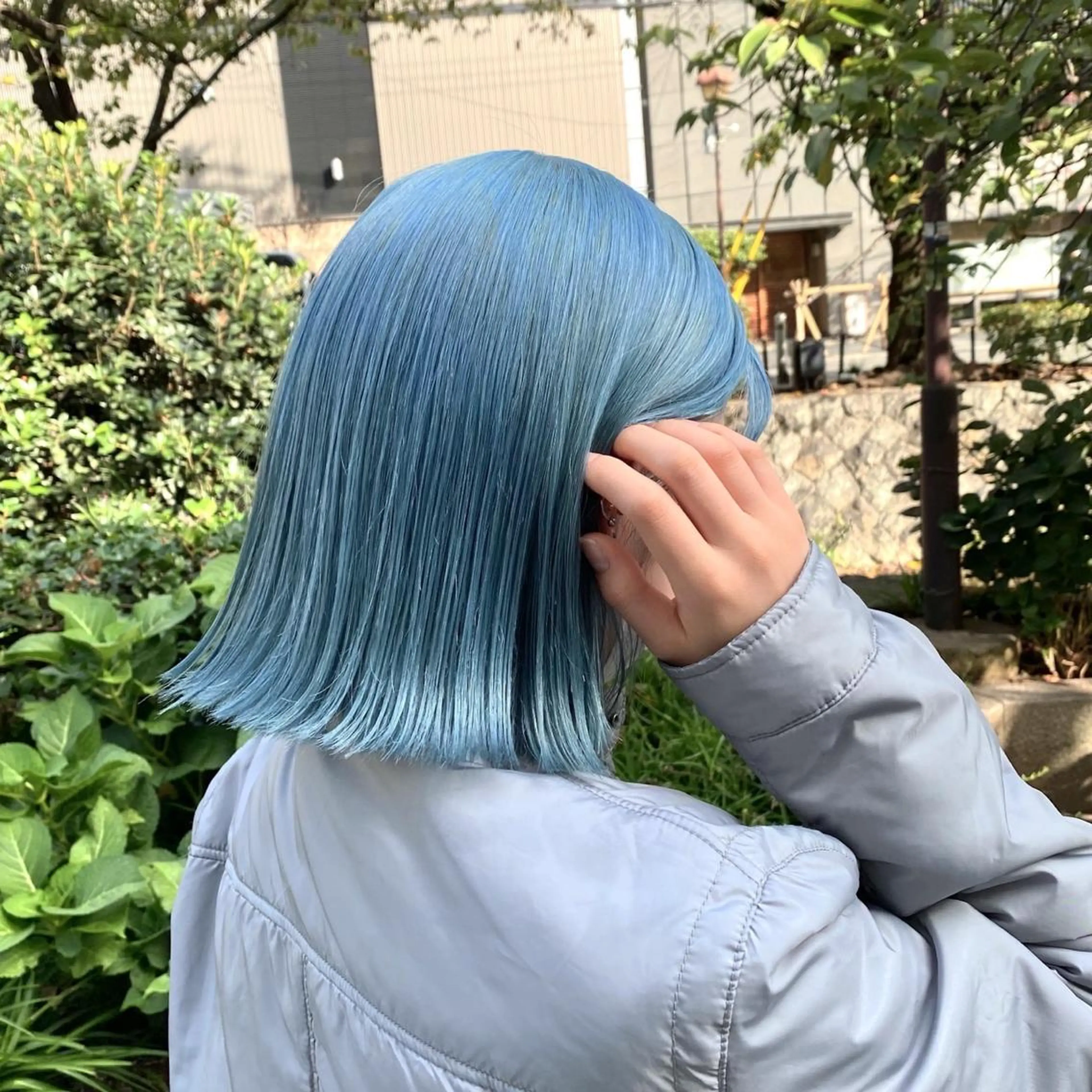 ショート カラー ヘアカラー 🩵韓国ハイトーン/ 梅田 YUZU🩵のヘアスタイル