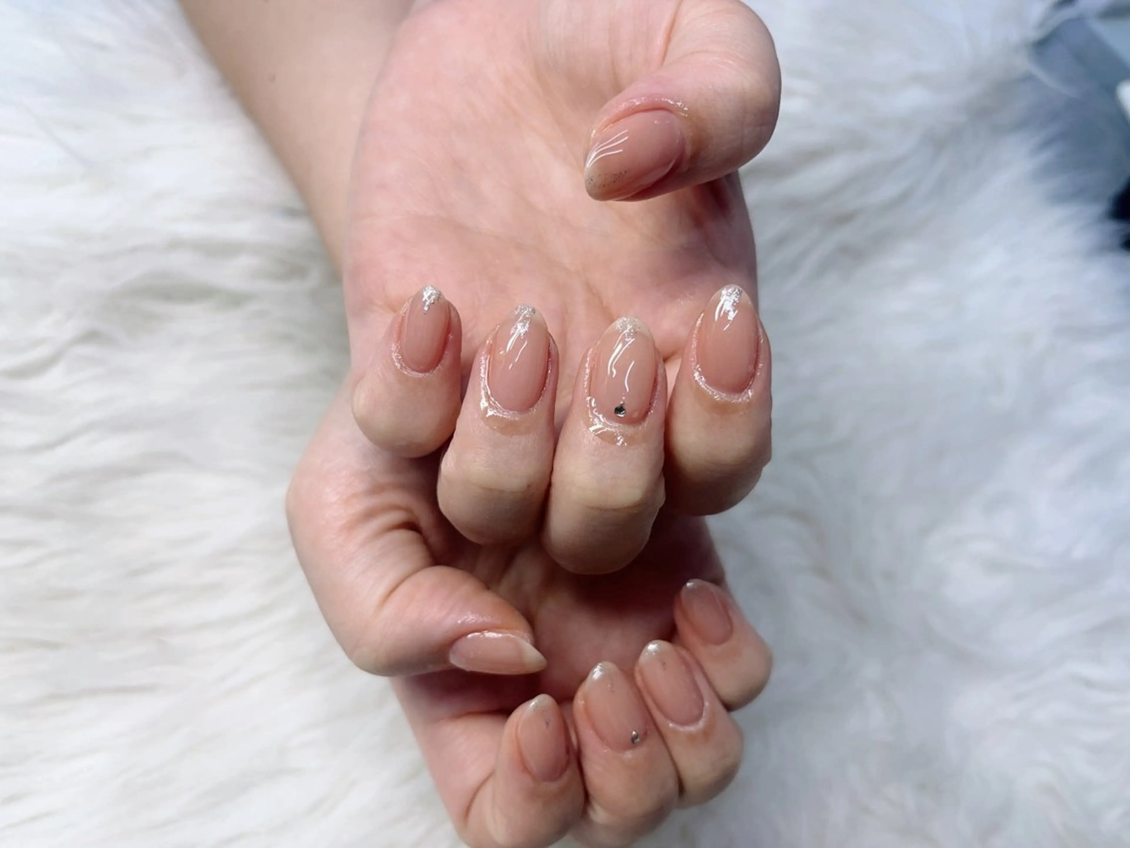 ネイル シンプルネイル チョウ カンのネイルデザイン