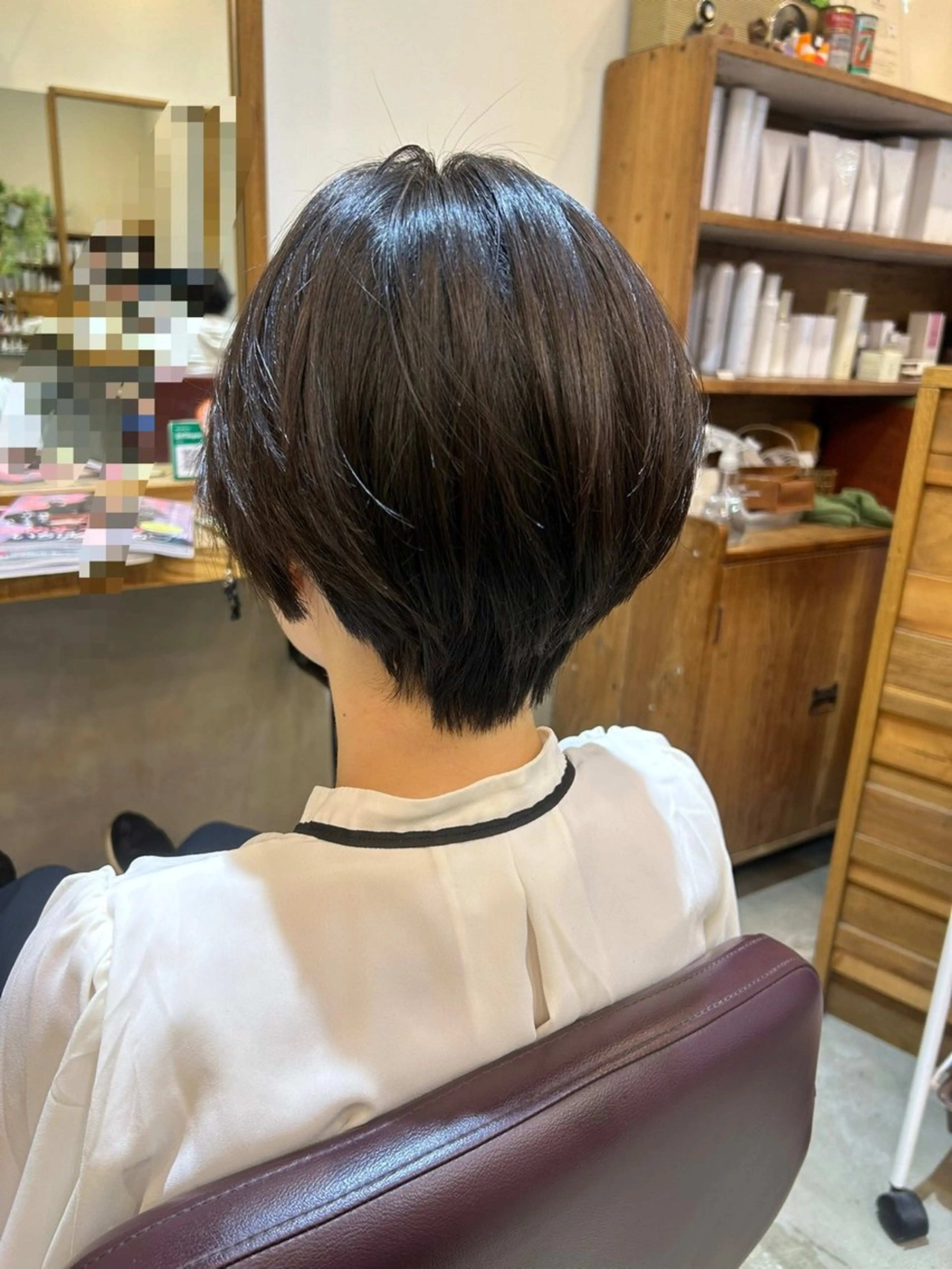 ショート カット 若狭 彩花のヘアスタイル