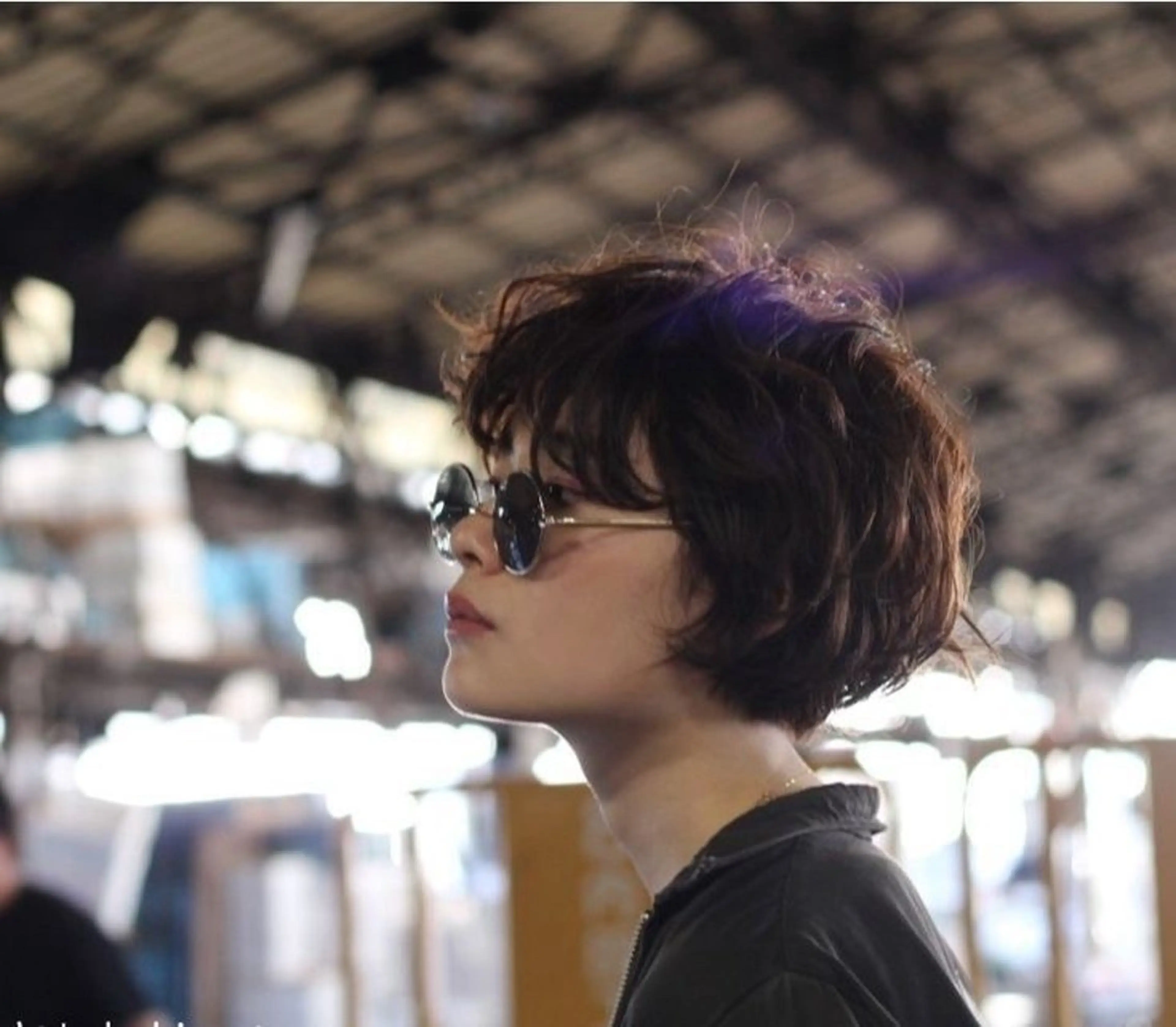 ショート パーマ ショートボブ ボブ ショートヘア カット パーマ atelier doux dimanche（アトリエ・ドゥー・ディマンシュ）所属・Fukamiレイヤー 透明感カラーのヘアスタイル