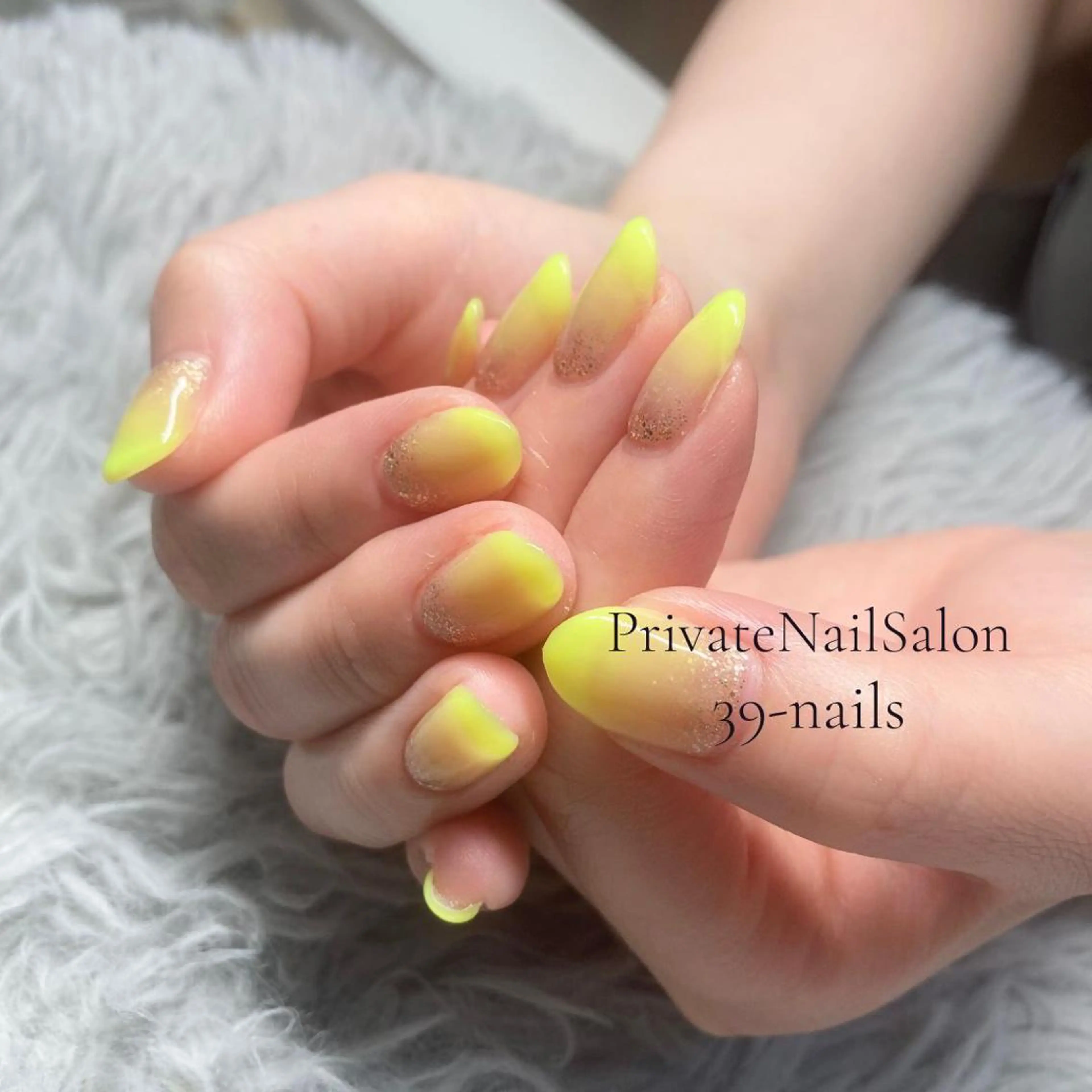 ネイル ジェルネイル グラデーション ラメ(グリッター) ラメグラデーション パラジェル 39-nails EharaMikuのネイルデザイン