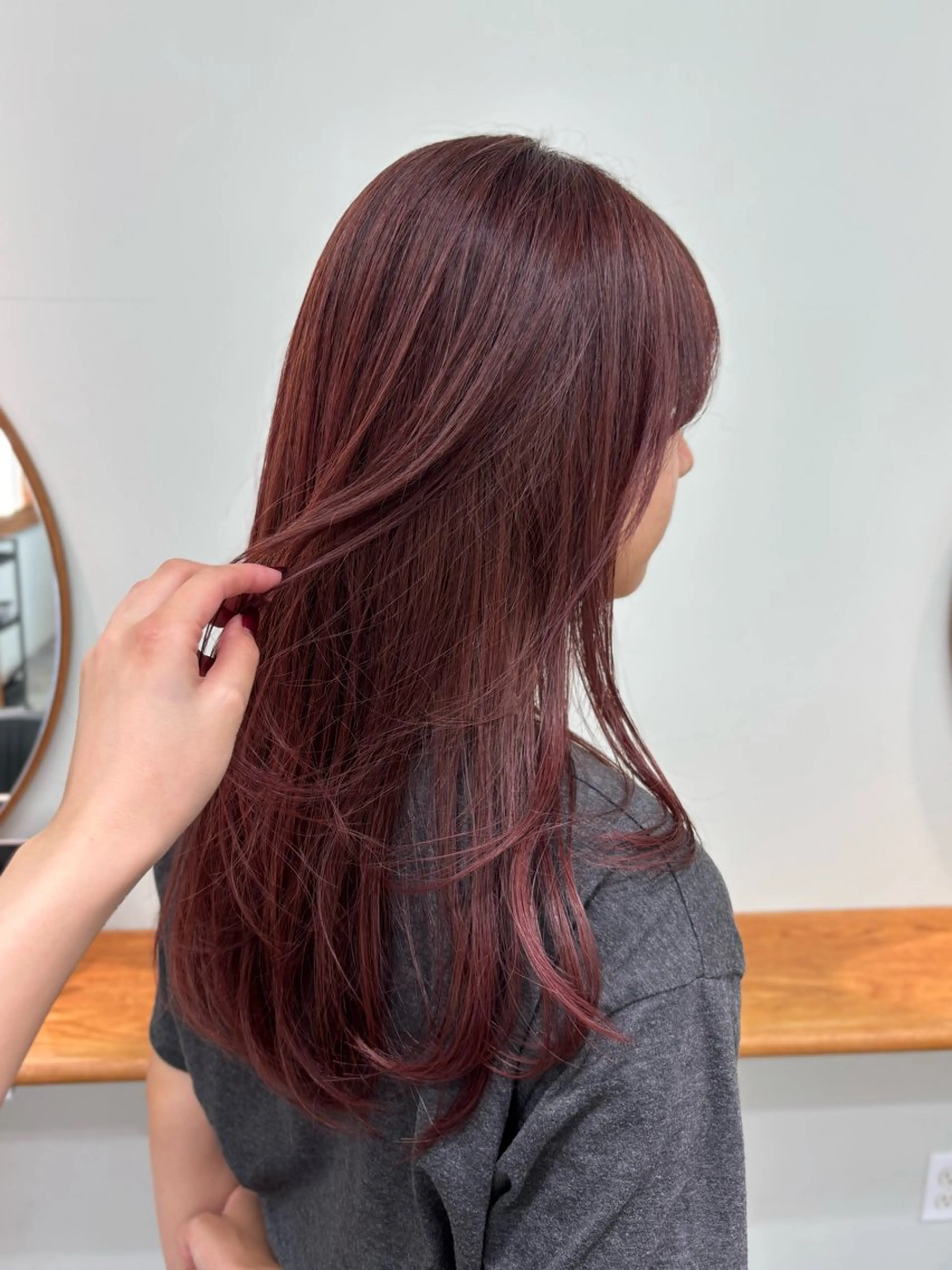 ロング カラー ヘアカラー ENIEN MAKE’S 立川所属・ミカ💫/パーマ/ ボブ/暖色カラーのヘアスタイル