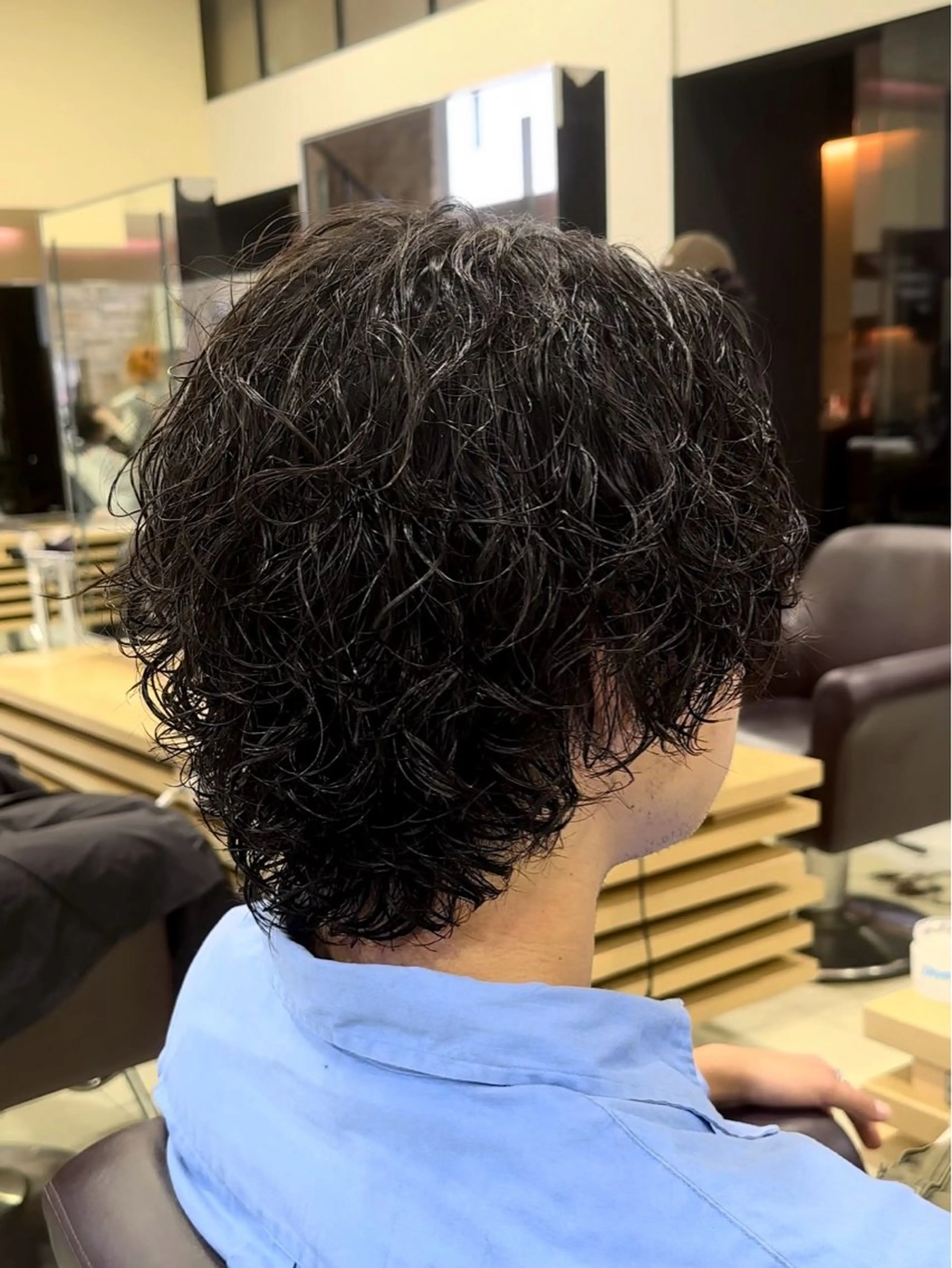 メンズ メンズパーマ 波巻きパーマ カット パーマ メンズパーマ特化🥇 フェザーパーマ/紘夢のヘアスタイル