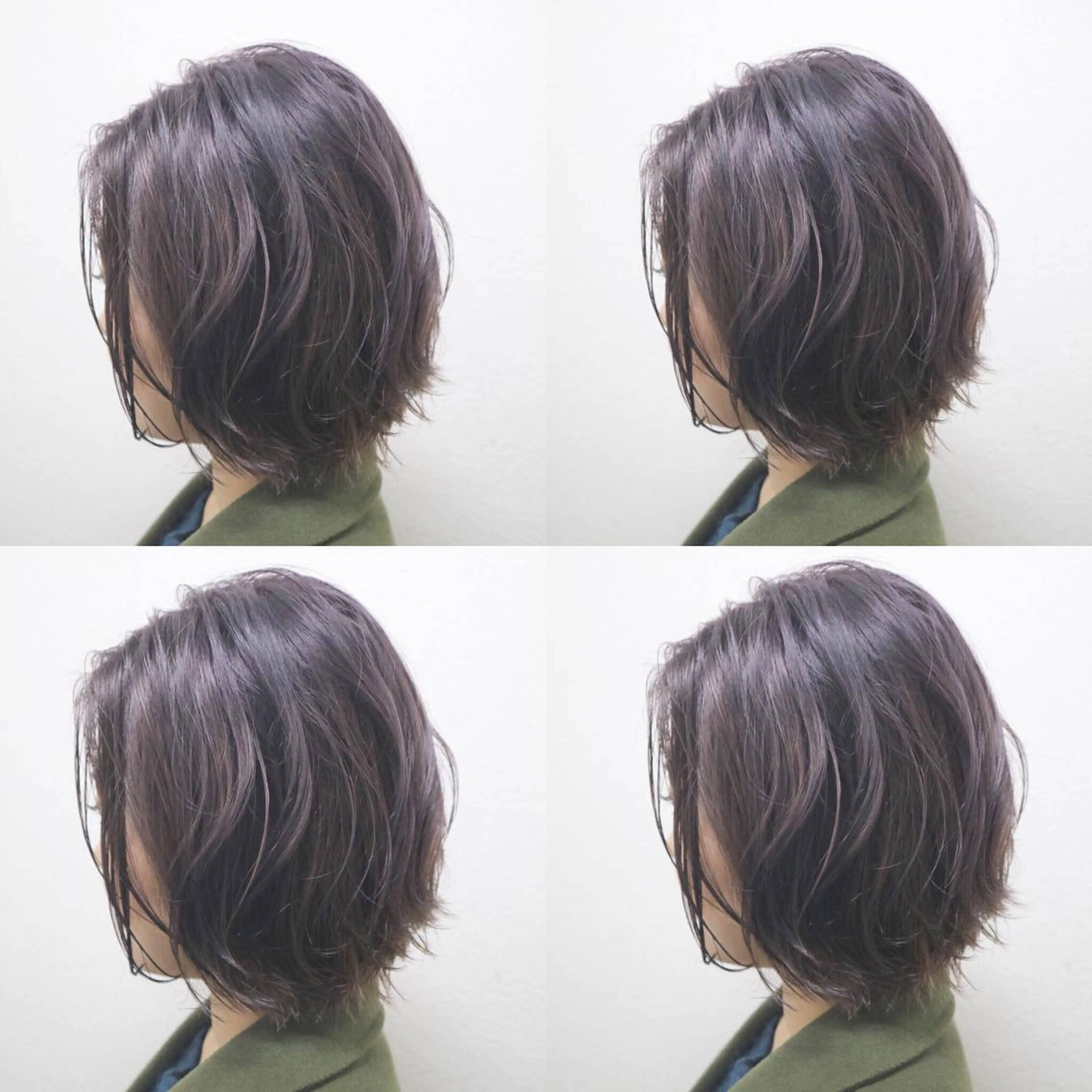 ショート カラー アディクシーカラー ブリーチ シルバー ヘアカラー JIL BLAN 京都のヘアスタイル