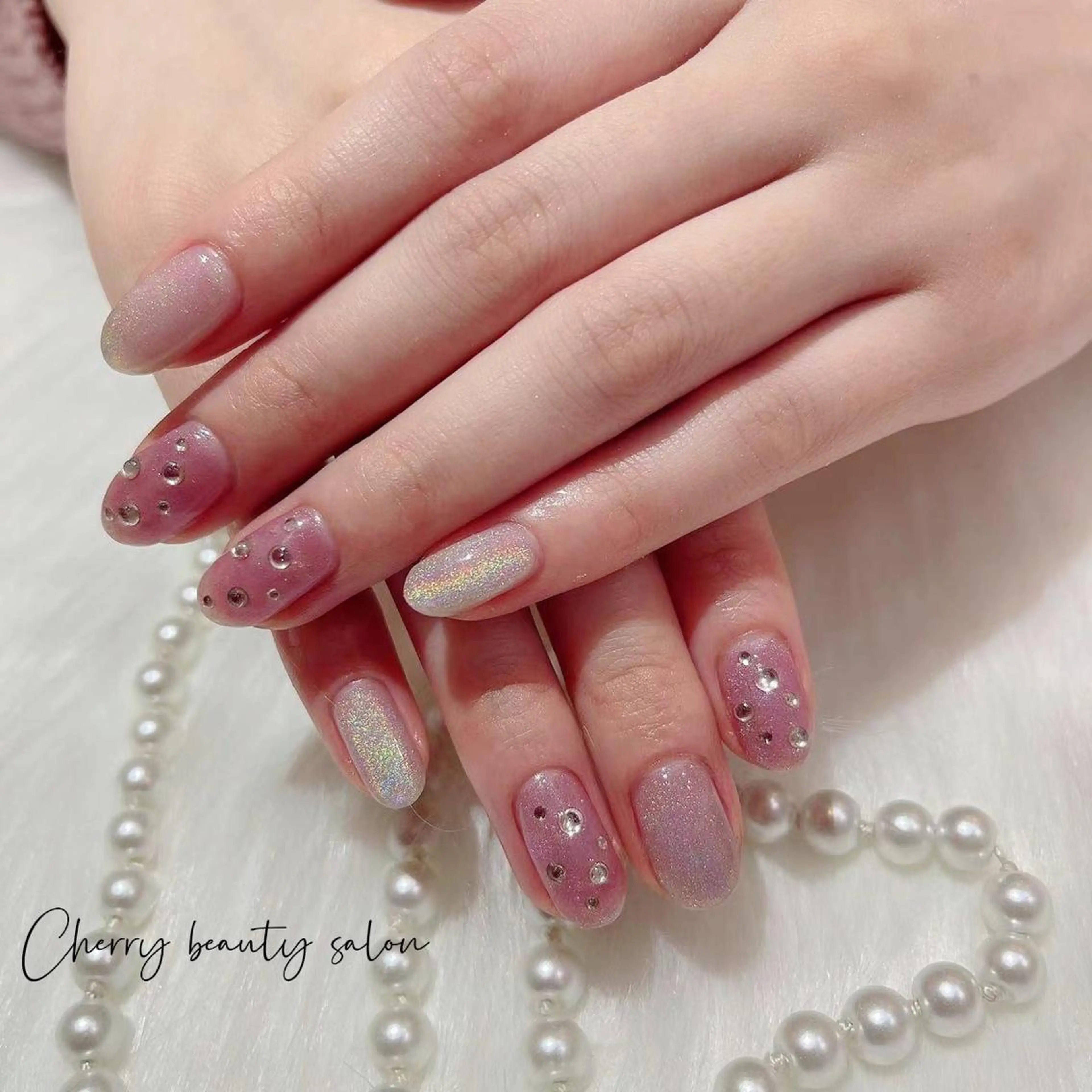 ネイル ハンドネイル ハンドケア SAKURA 🍒のネイルデザイン