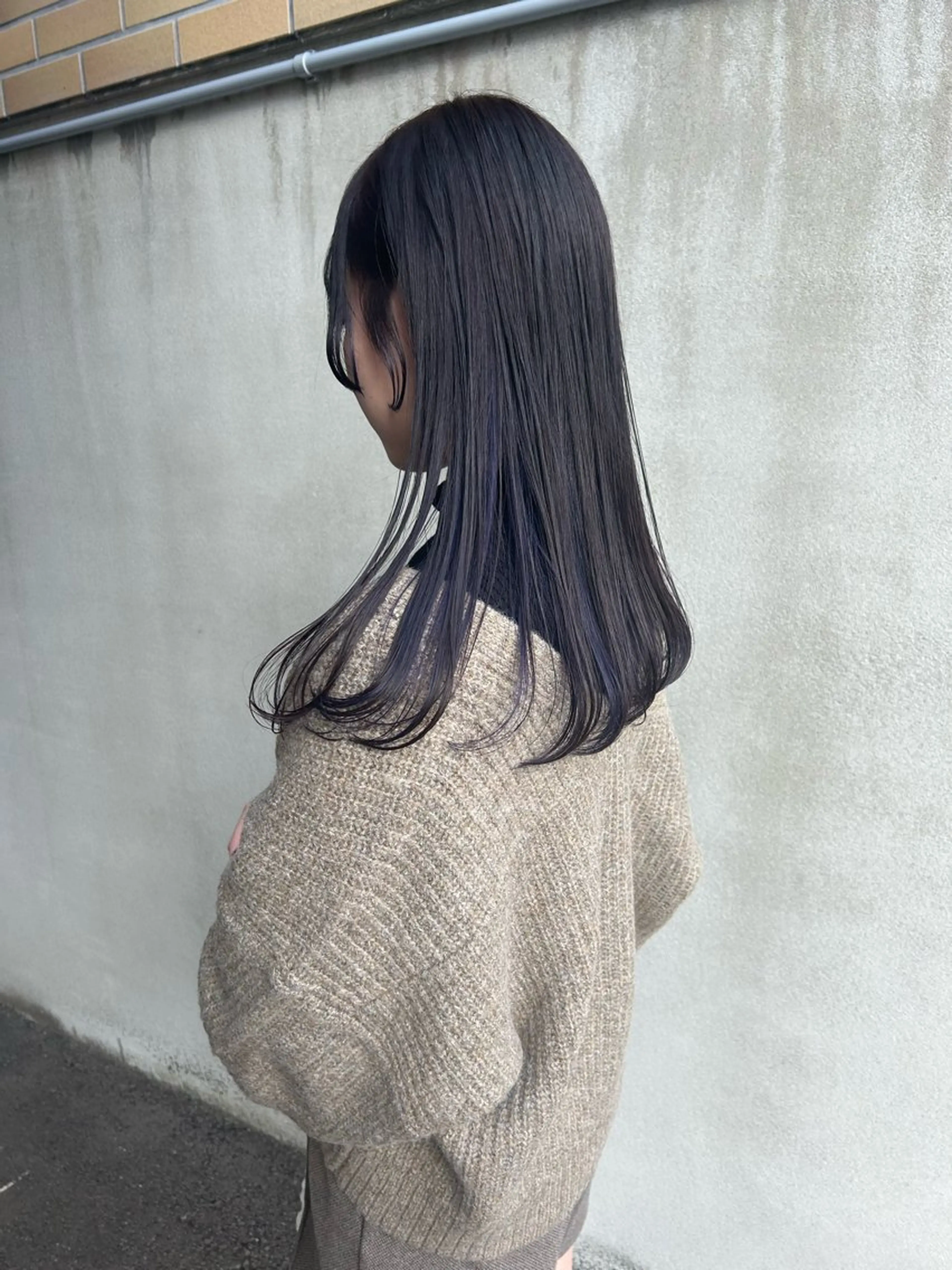 ロング カット ヘアカラー en⁺ trust所属・山口 麗音のヘアスタイル