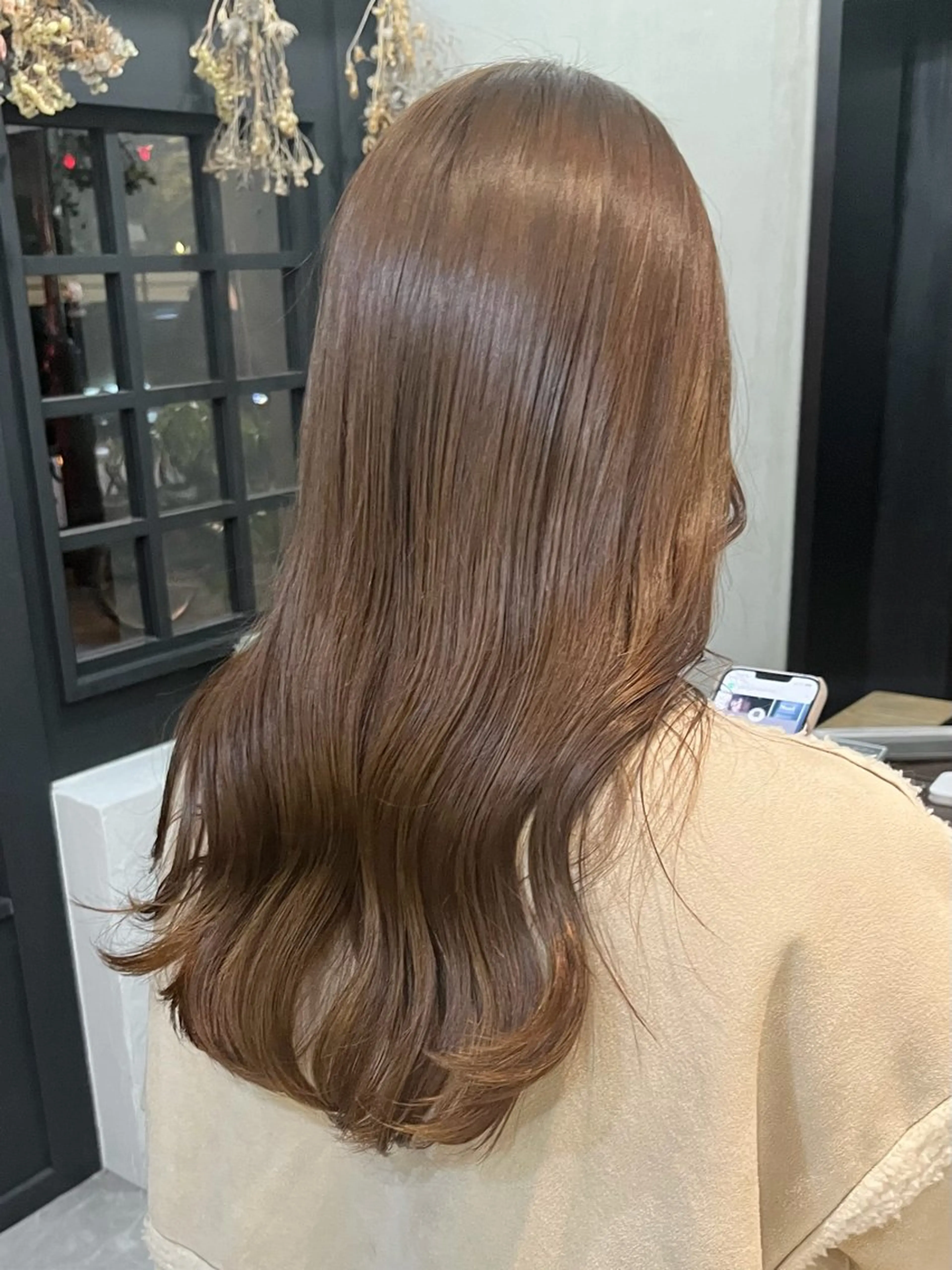 ロング ヘアカラー トリートメント ブリーチなしダブルカ ラー🩶manamiのヘアスタイル