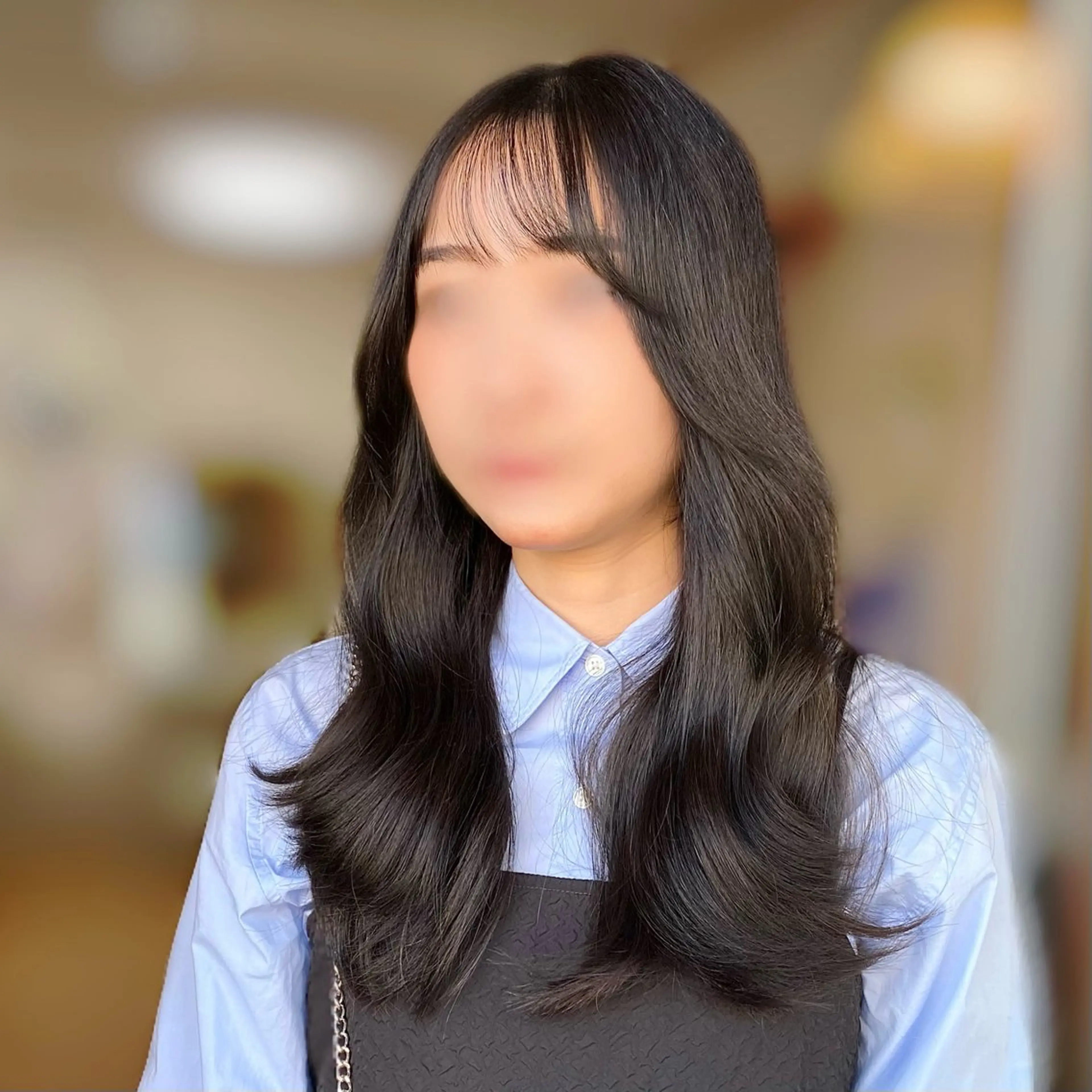 ロング カラー グレージュ カット ヘアカラー トリートメント 🥣 hashi 🛋️のヘアスタイル