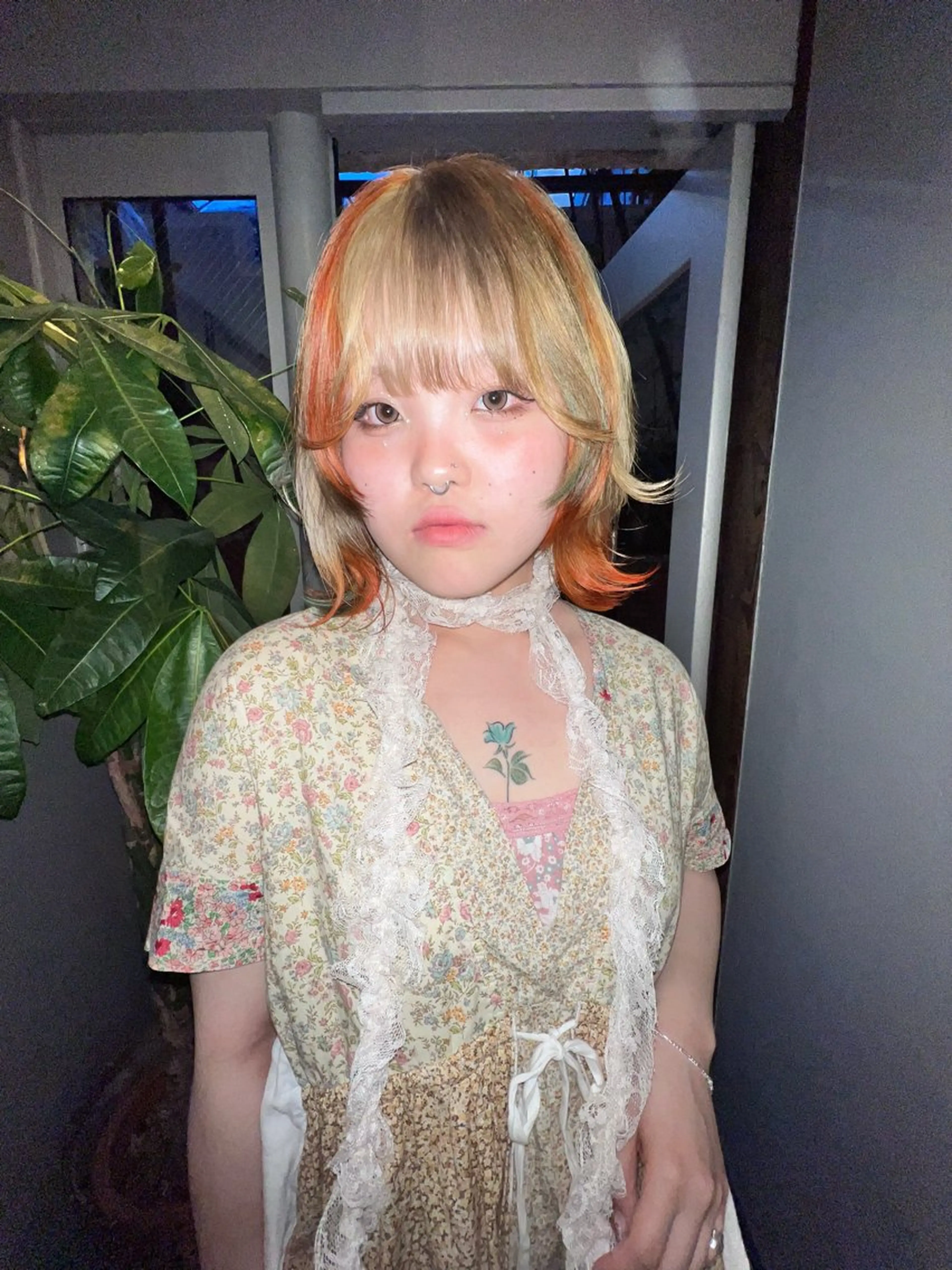 ミディアム カラー カット ヘアカラー haco＋所属・圧倒的デザイン力 店長🎨RENAのヘアスタイル