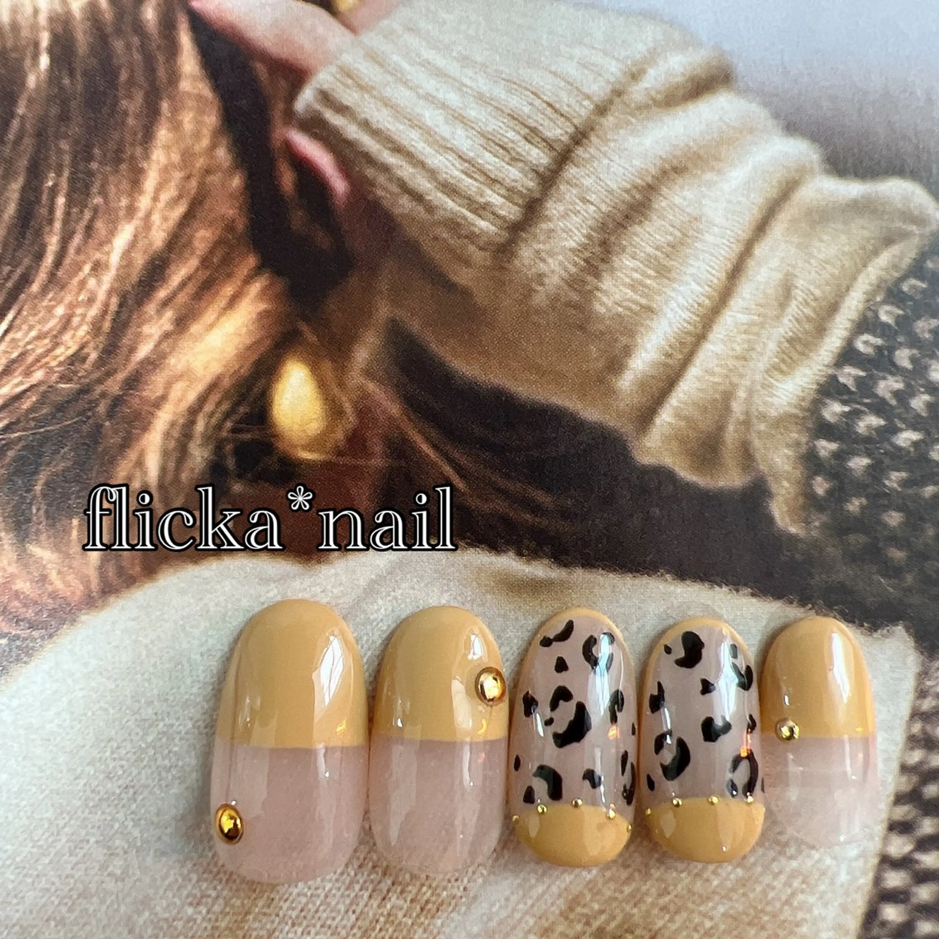 ネイル アニマル柄 ハンドネイル flicka＊nail所属・flicka* nailのネイルデザイン