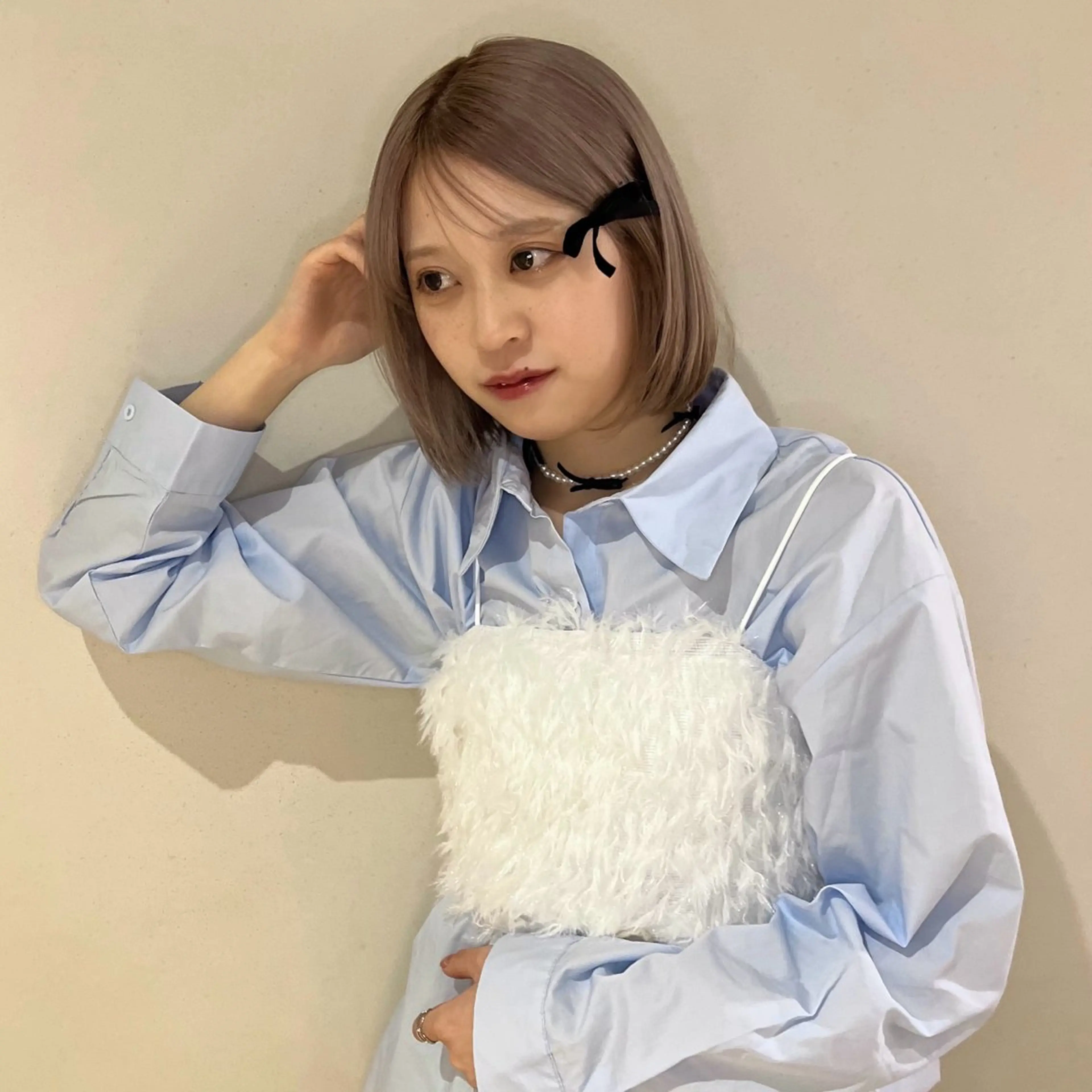 ミディアム カラー はるか/ CosyVelvetのヘアスタイル