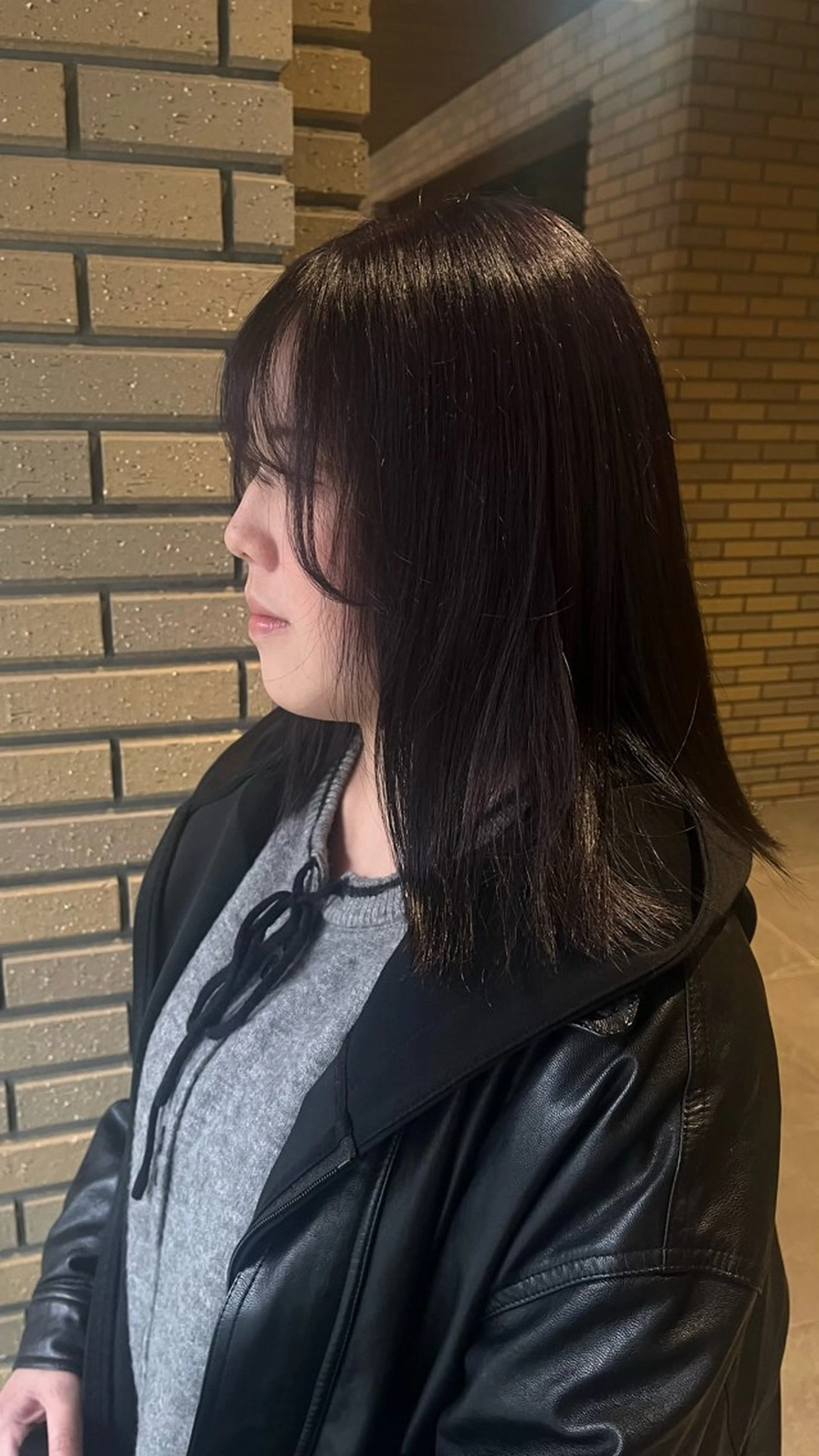 ミディアム ヘアカラー 中村 日向のヘアスタイル