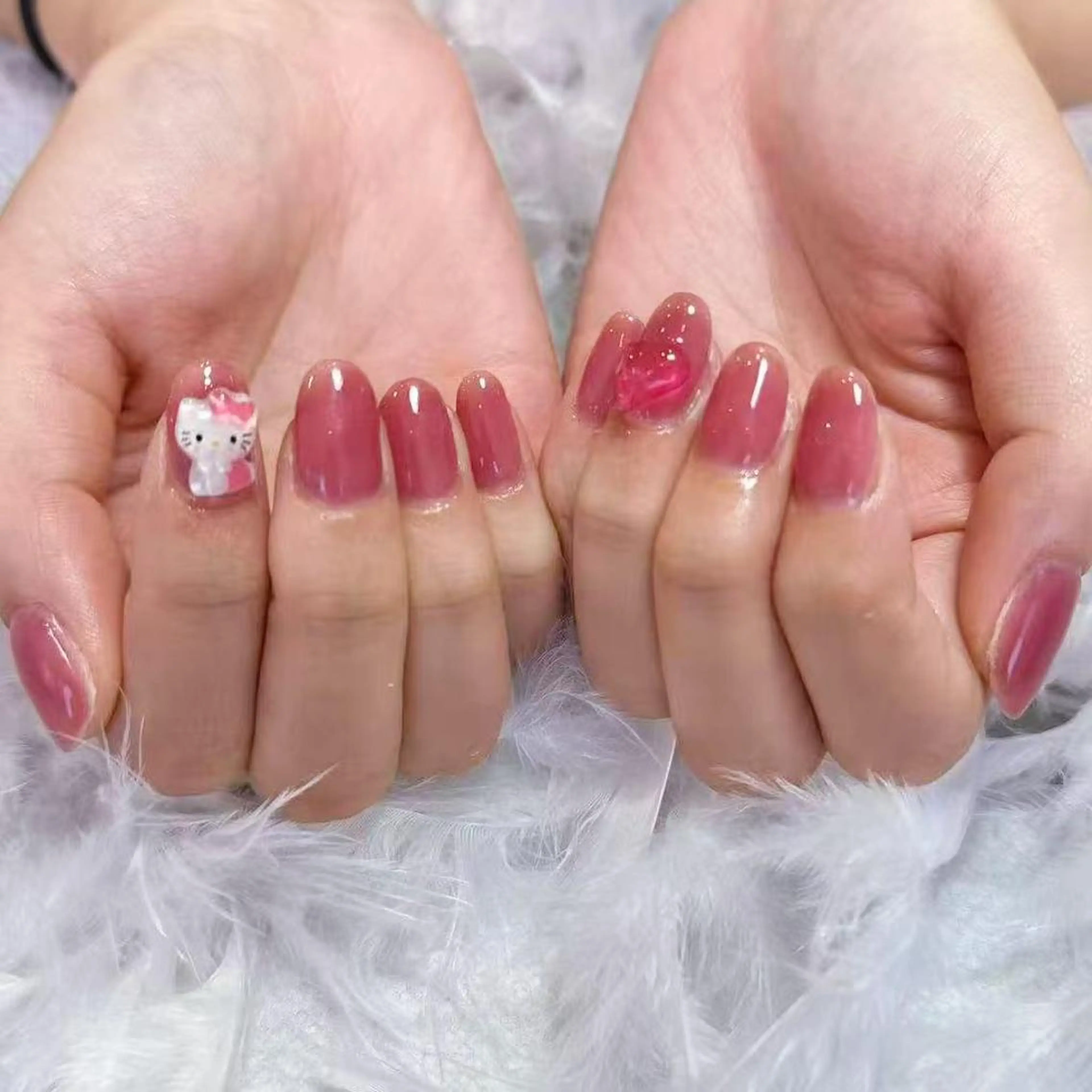 ネイル ハンドネイル DEMAIN- 🌹のネイルデザイン