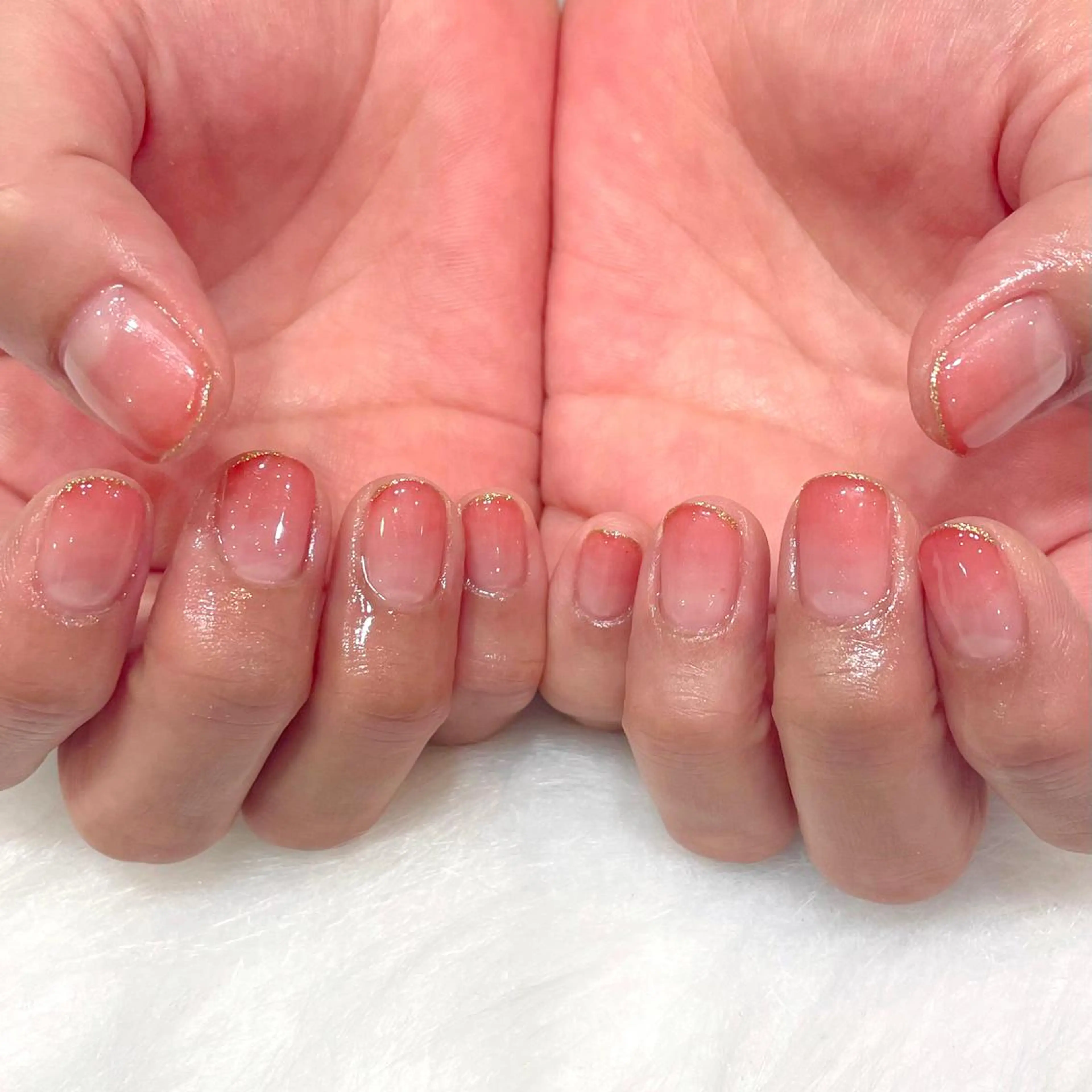 ネイル フレンチネイル ラメ(グリッター) MADDY NAILS所属・MADDYNAILS ✴︎柏痛ネイルのネイルデザイン