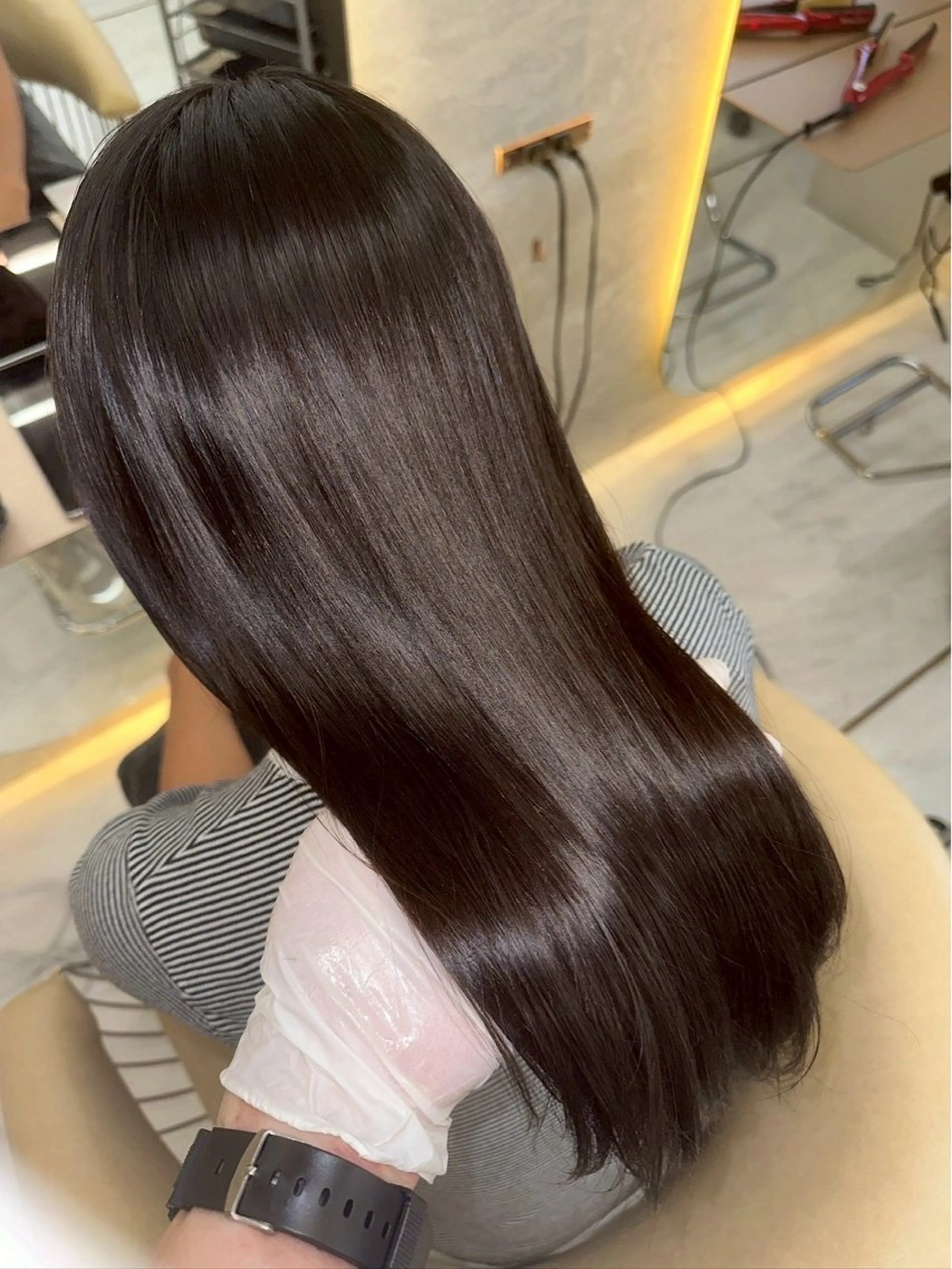 ロング レイヤー/韓国❣️ 縮毛矯正/おばかんのヘアスタイル