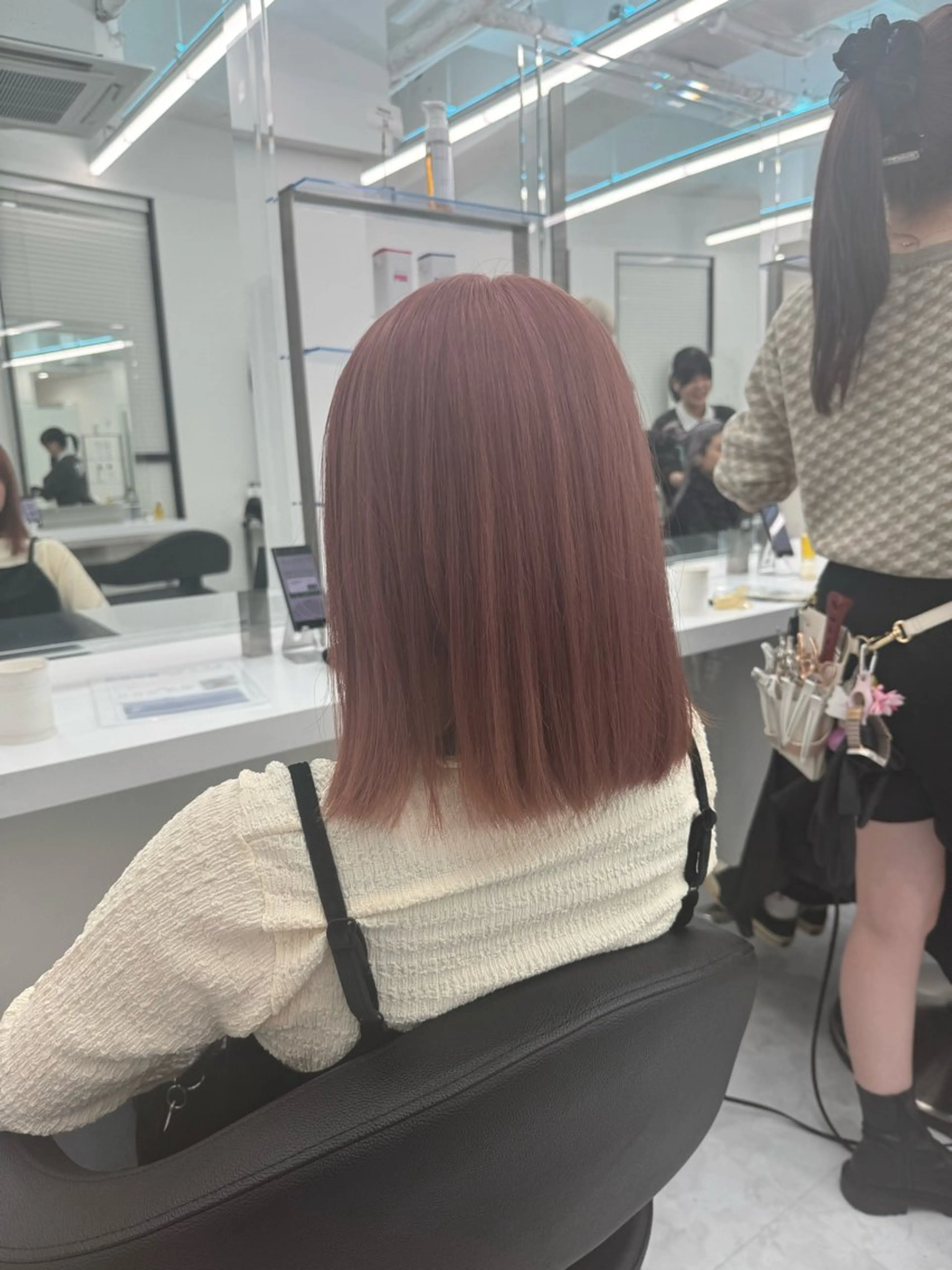 ミディアム カラー ヘアアレンジ ヘアカラー トリートメント 淡色/髪質改善/ レイヤー/藍斗のヘアスタイル