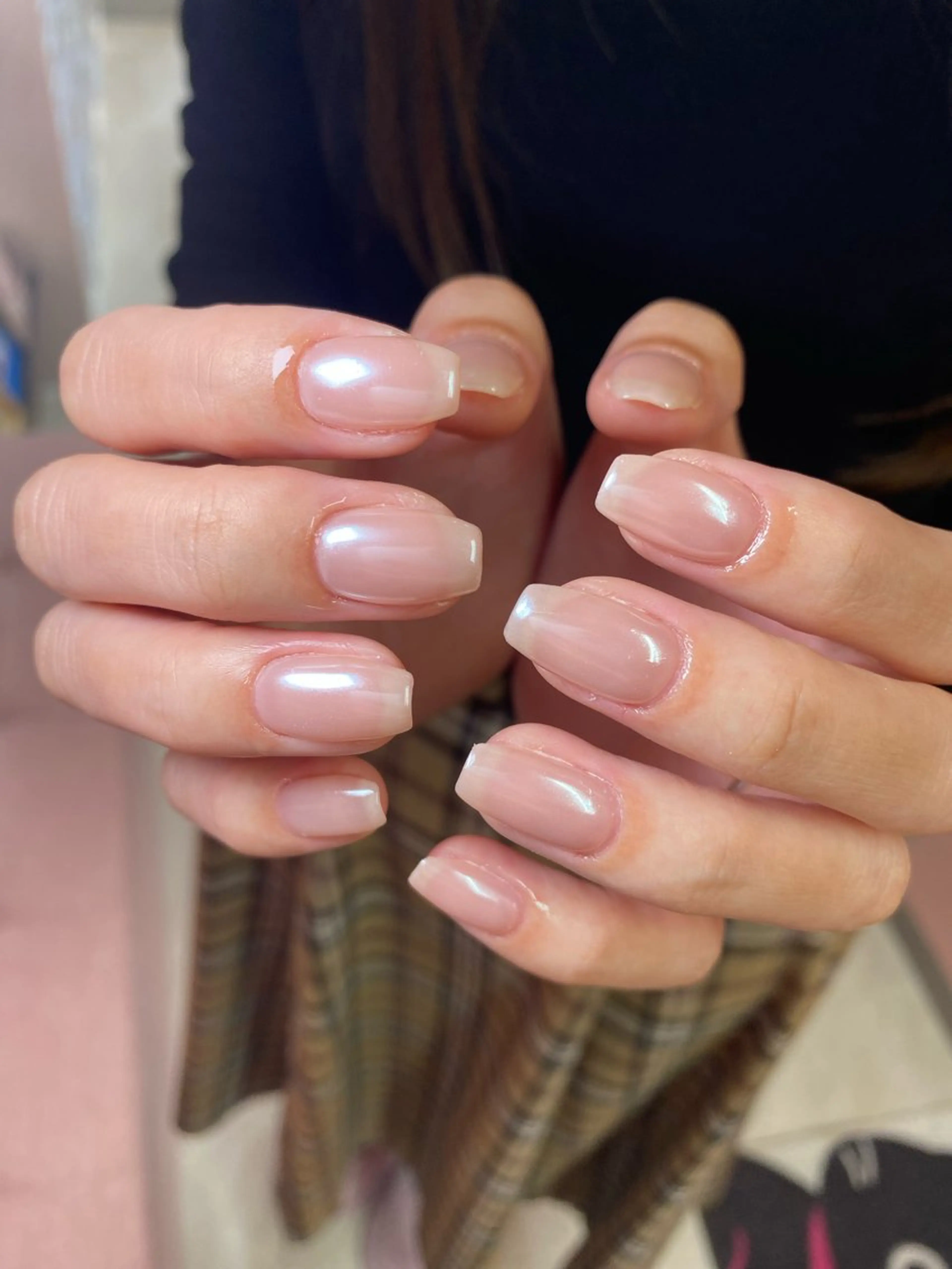 ネイル オーロラネイル Dark Honey karinのネイルデザイン
