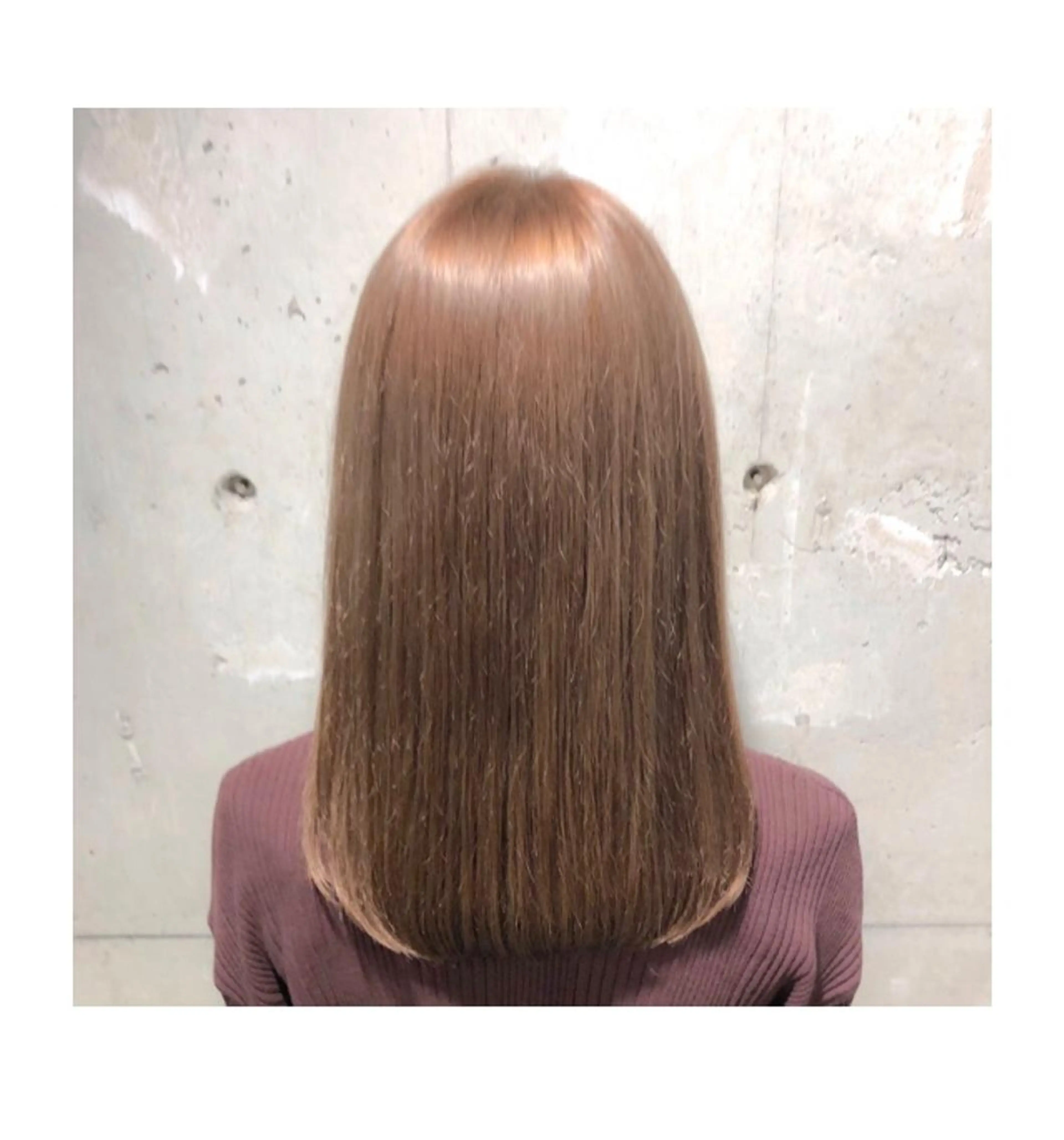 セミロング カラー パーマ ヘアアレンジ メンズ キッズ ネイル マツエク・マツパ Rene'所属・当日予約⭕️ yuriのヘアスタイル