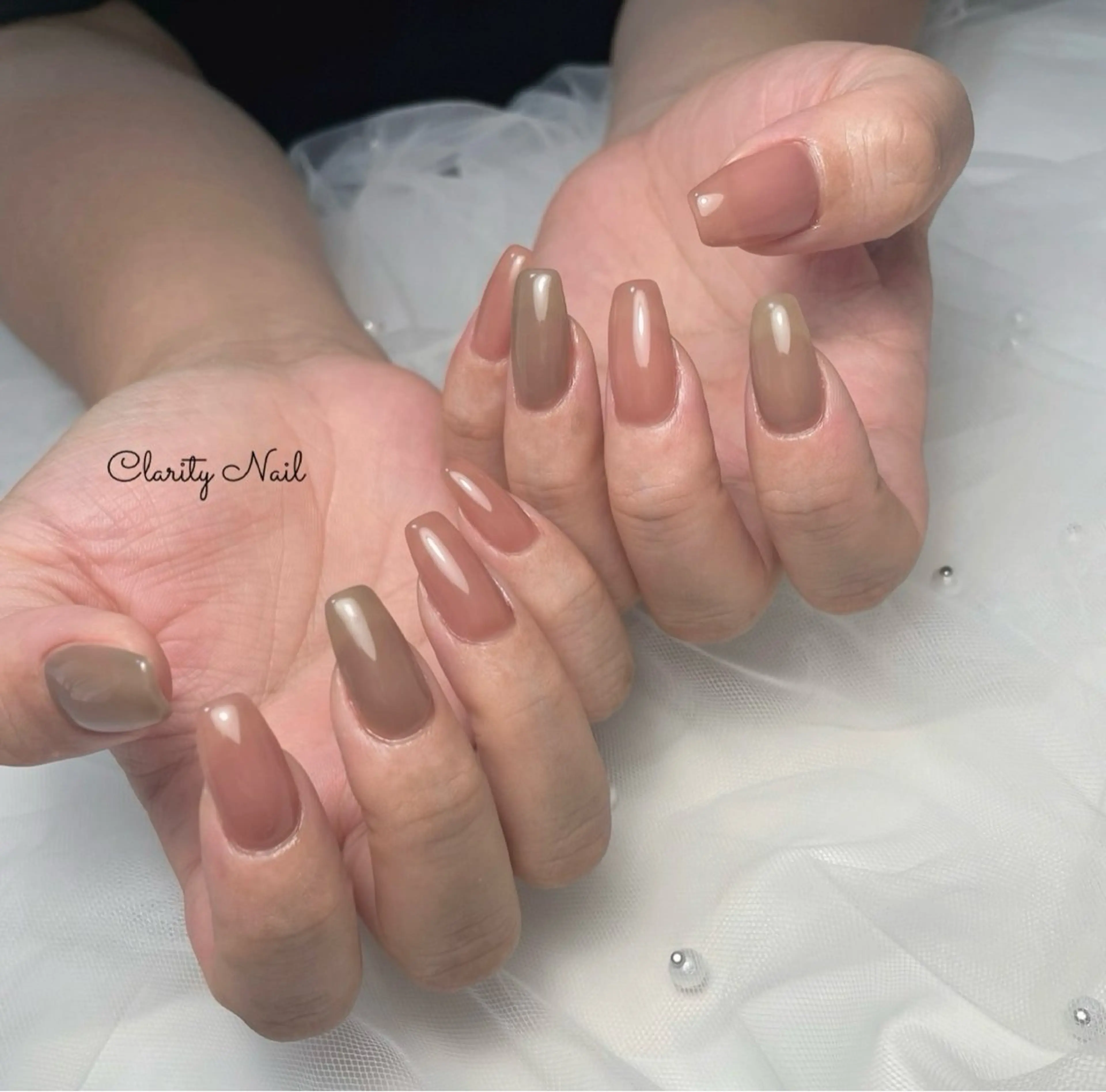 ネイル ワンカラーネイル ハンドネイル Clarity Nailのネイルデザイン