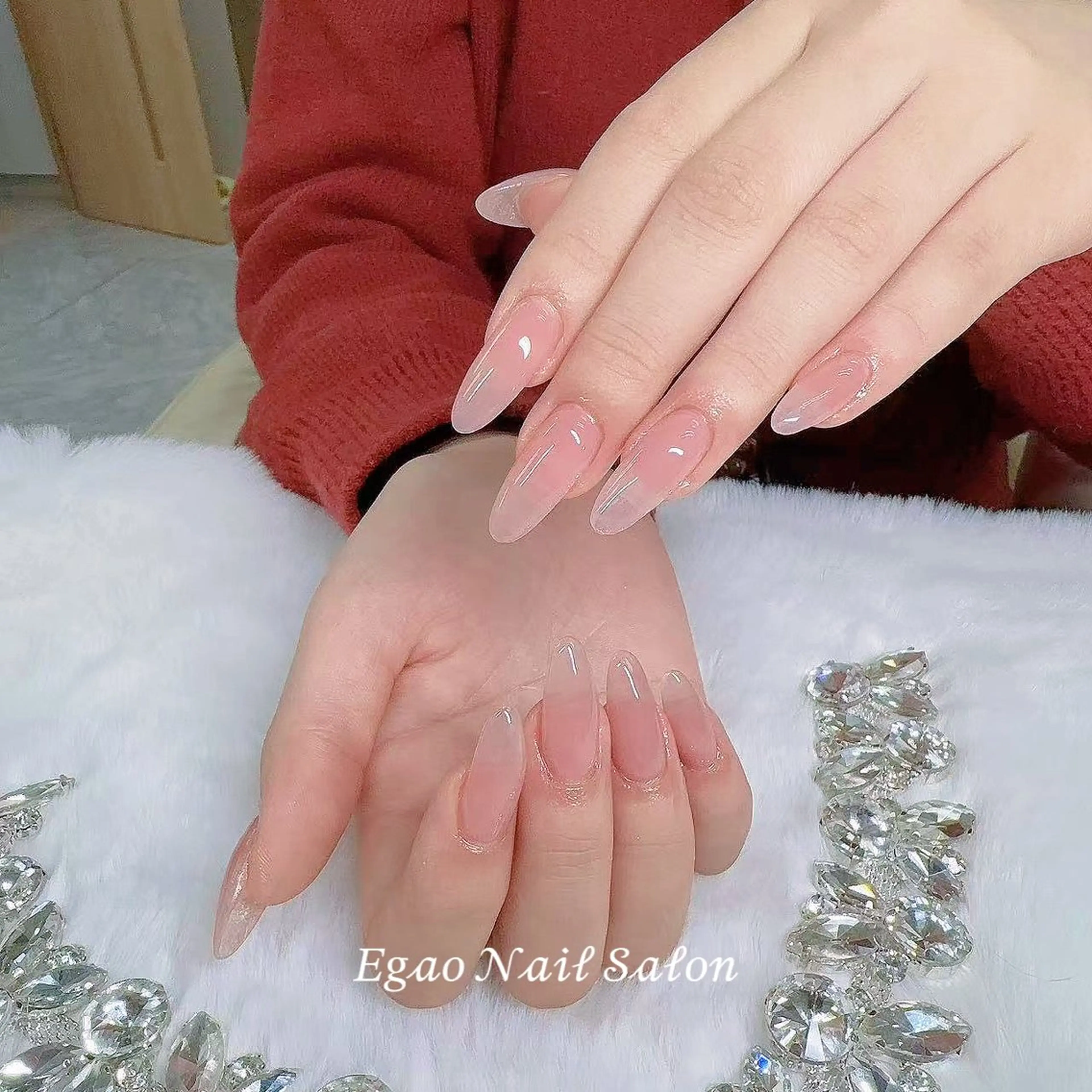 ネイル アートネイル フットネイル フレンチネイル ジェルネイル 持ち込み Egao Nail Salonのネイルデザイン