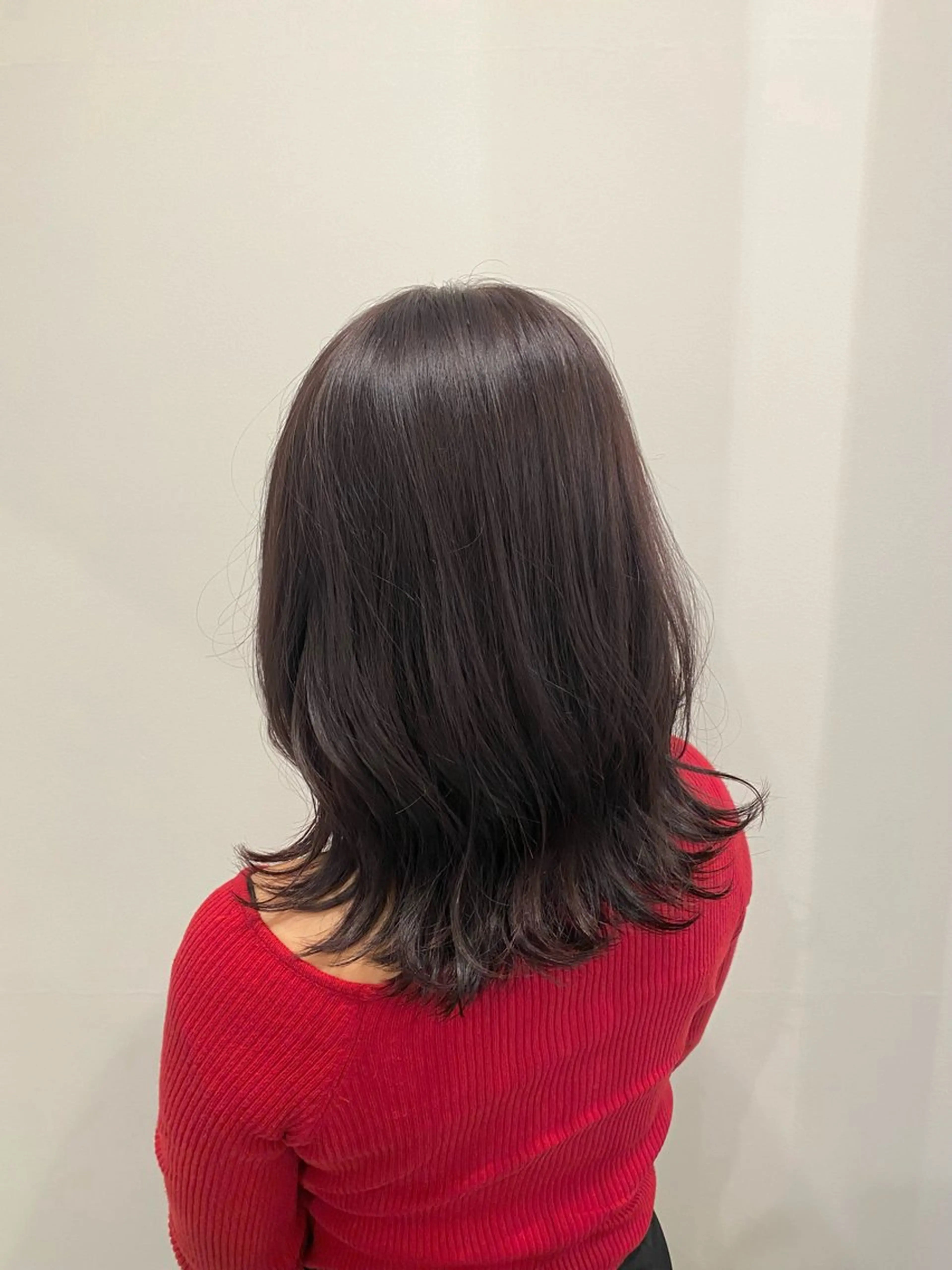 ミディアム カラー カット ヘアカラー トリートメント 🍑 モモカ🍑のヘアスタイル