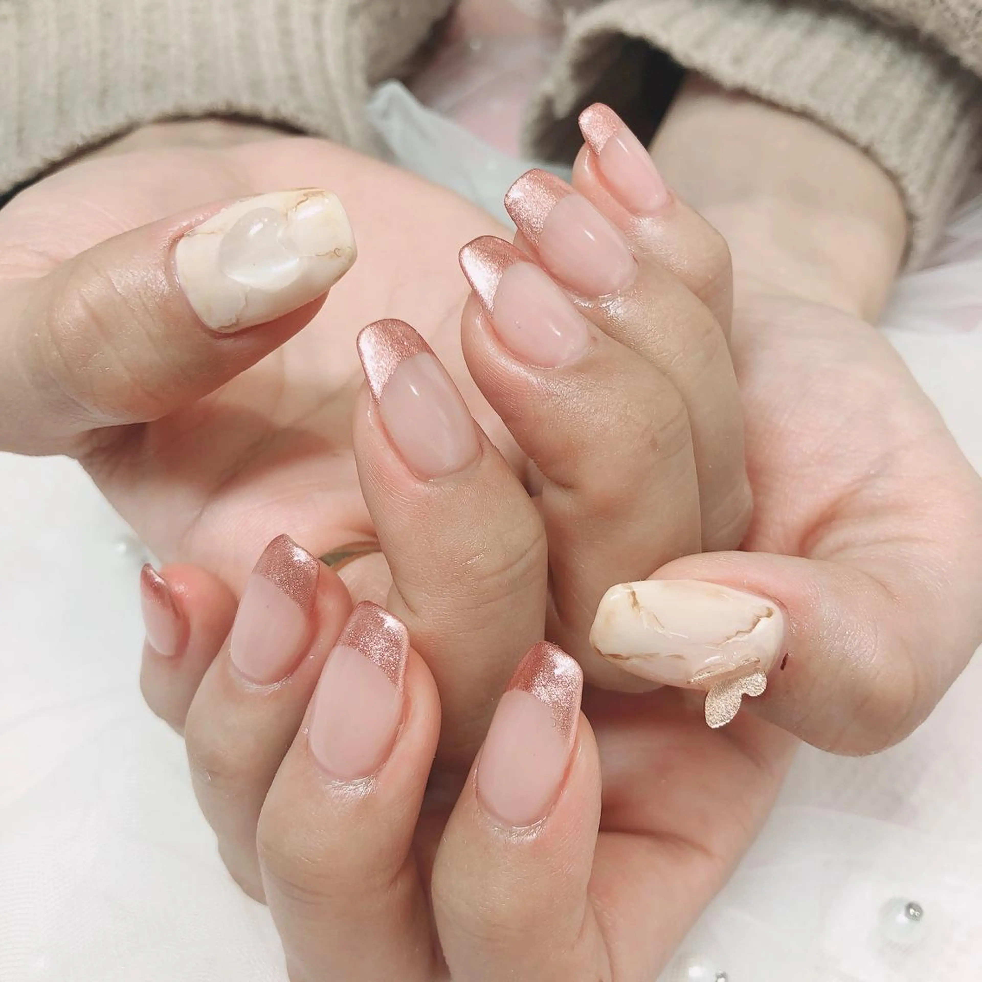 ネイル ✨Serenity ワンホンネイルのネイルデザイン