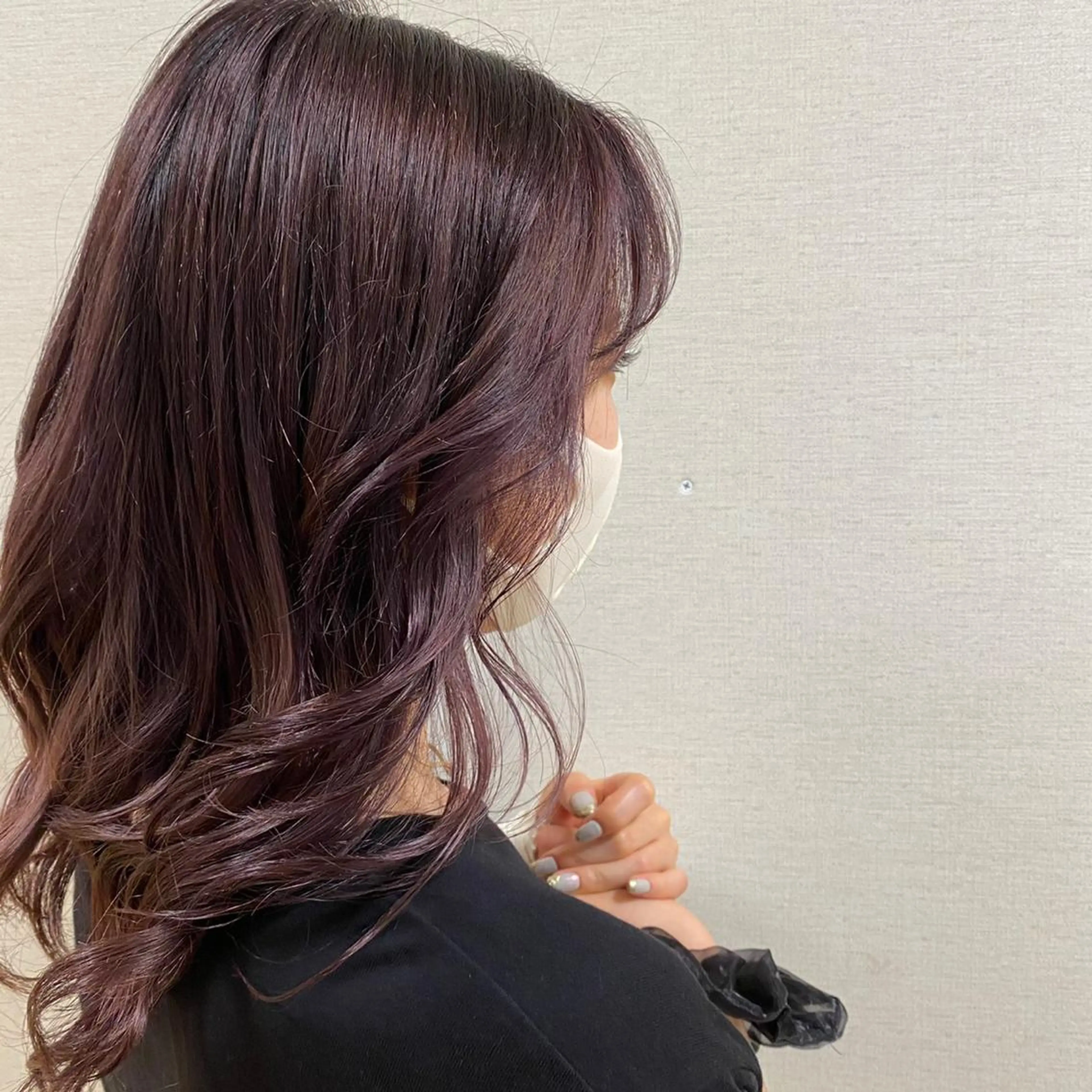 セミロング ヘアカラー トリートメント 中井 茅佳のヘアスタイル
