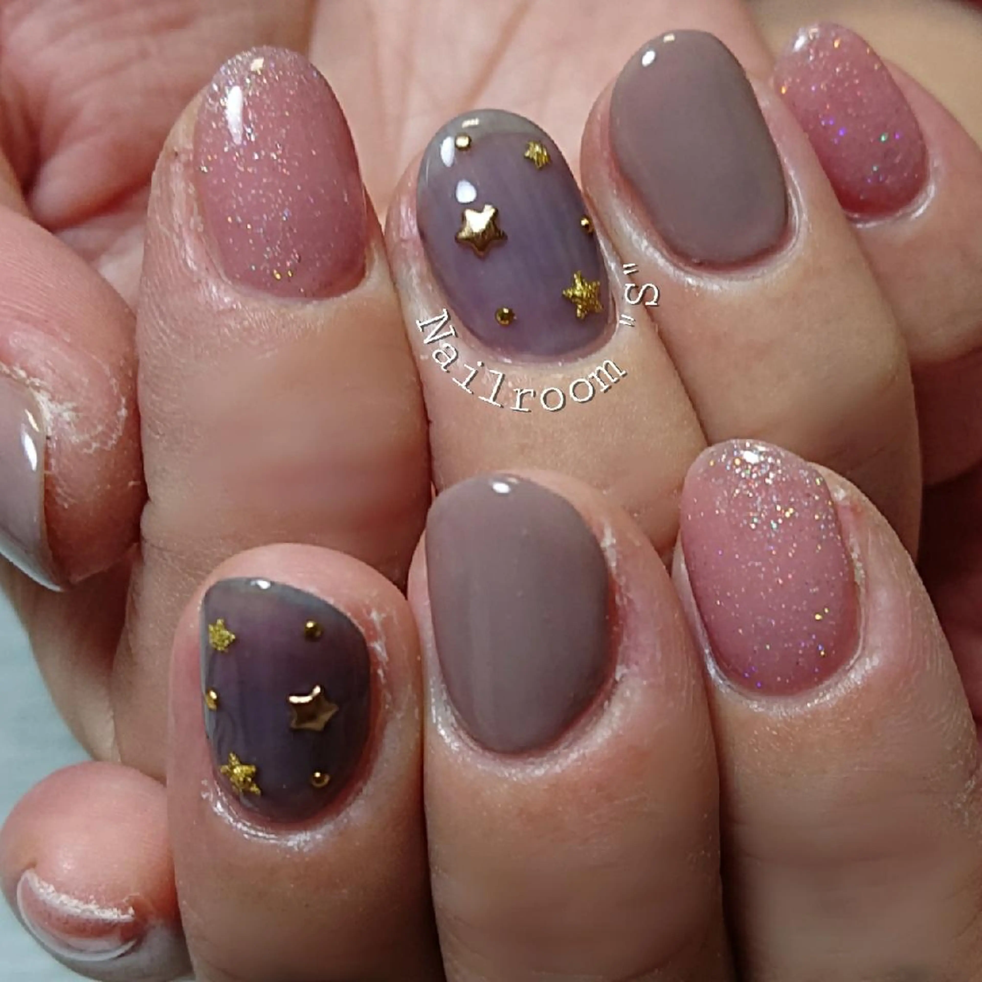 ネイル アートネイル シンプルネイル Nail room  "S"  SAKAIのネイルデザイン