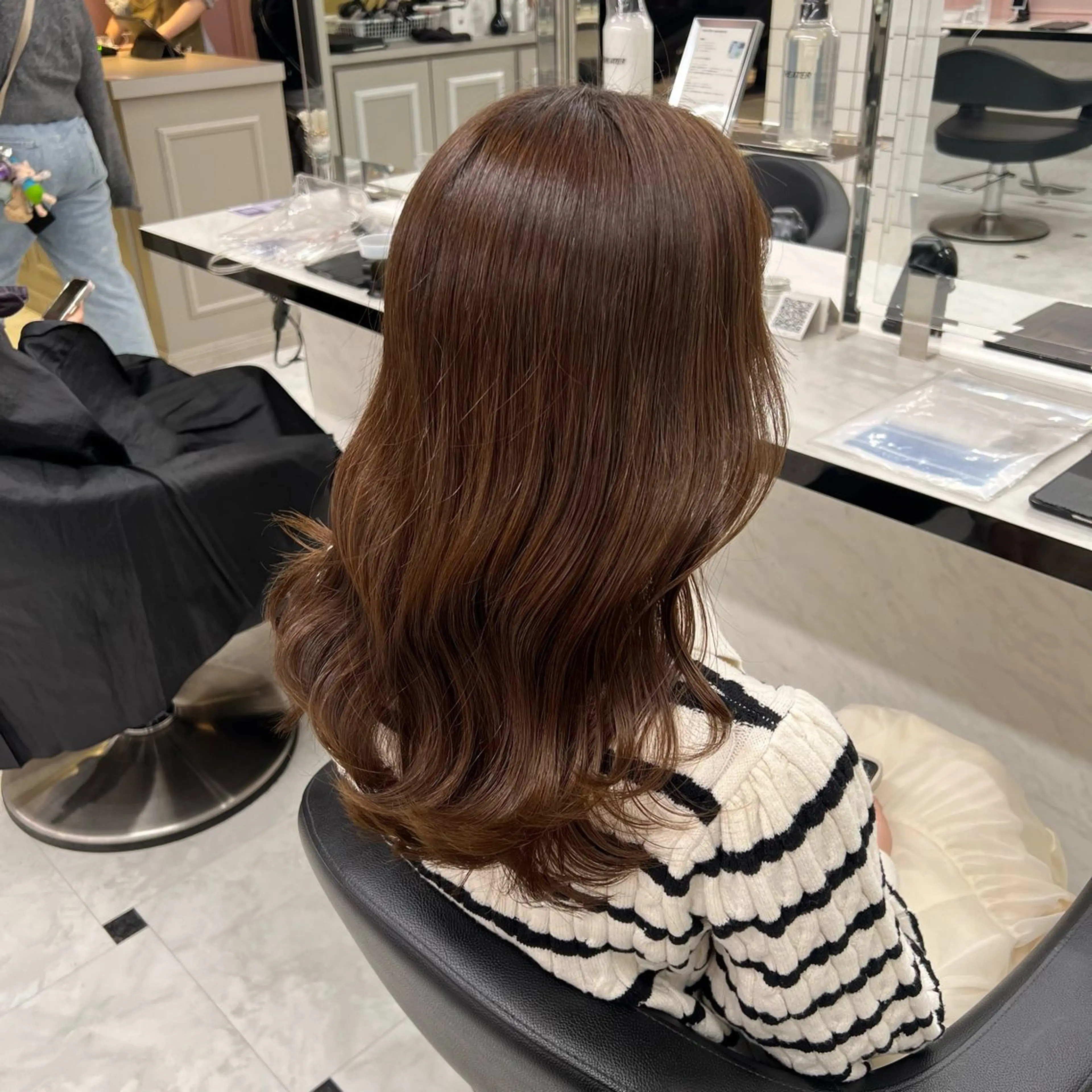 カラー ヘアカラー トリートメント ヘアセット ‎🥀暖色/モテ髪 ‎りな🥀のヘアスタイル