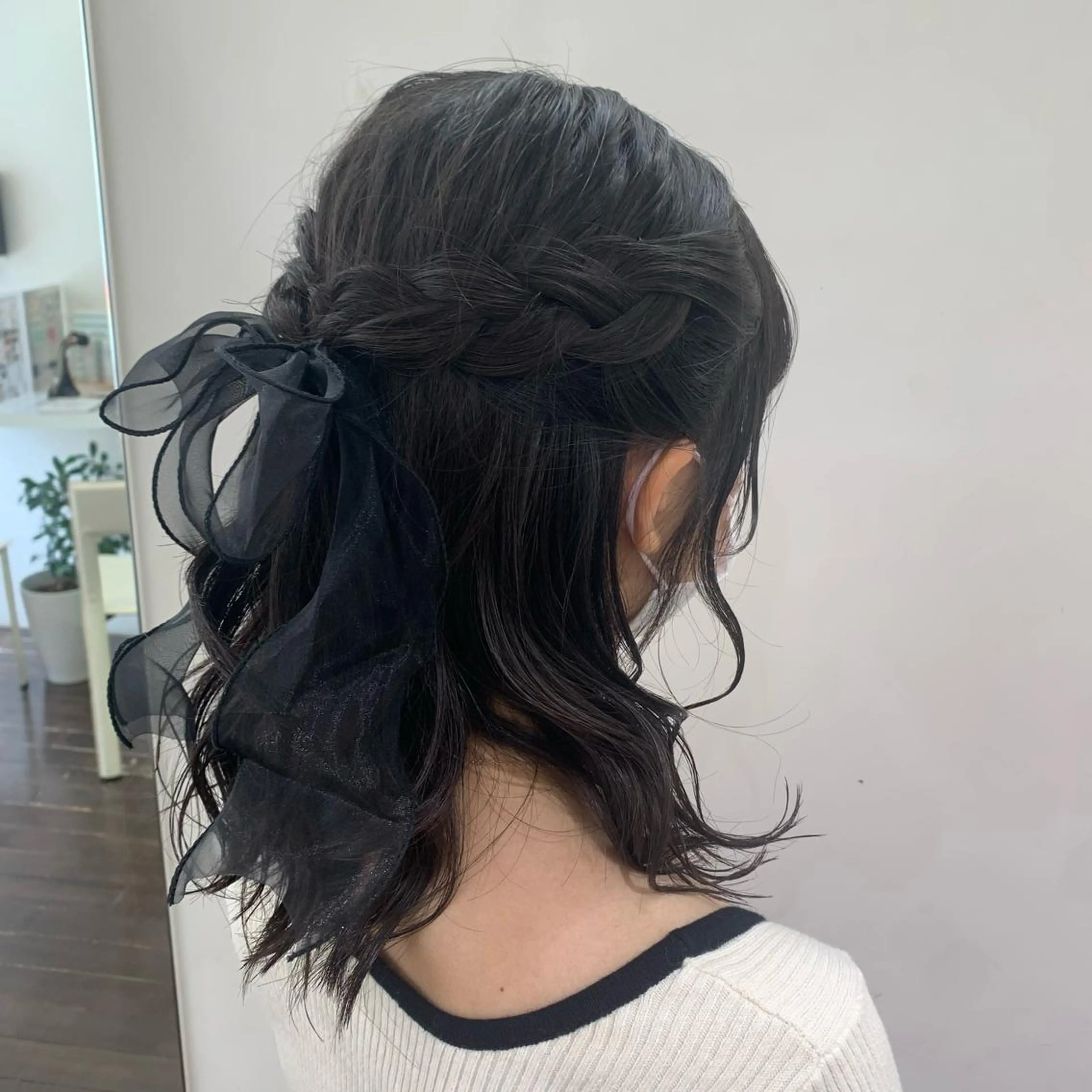 ミディアム ヘアセット GO TODAY シェアサロン 銀座Arc店所属・デジタルパーマ🫧 韓国風ヘア🫧サクラのヘアスタイル