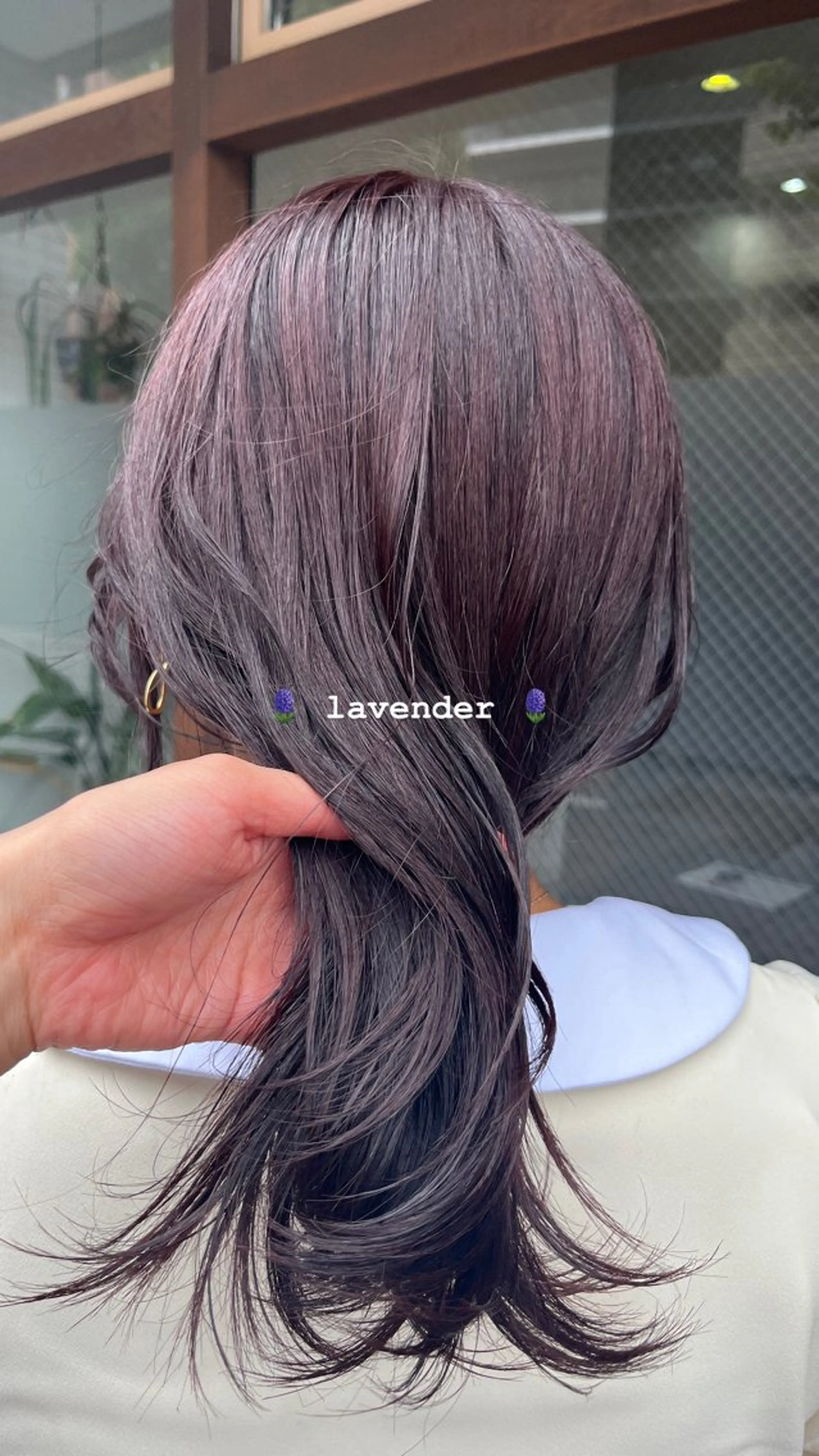 カラー ラベンダーカラー 🎧平野 ゆか🎧のヘアスタイル
