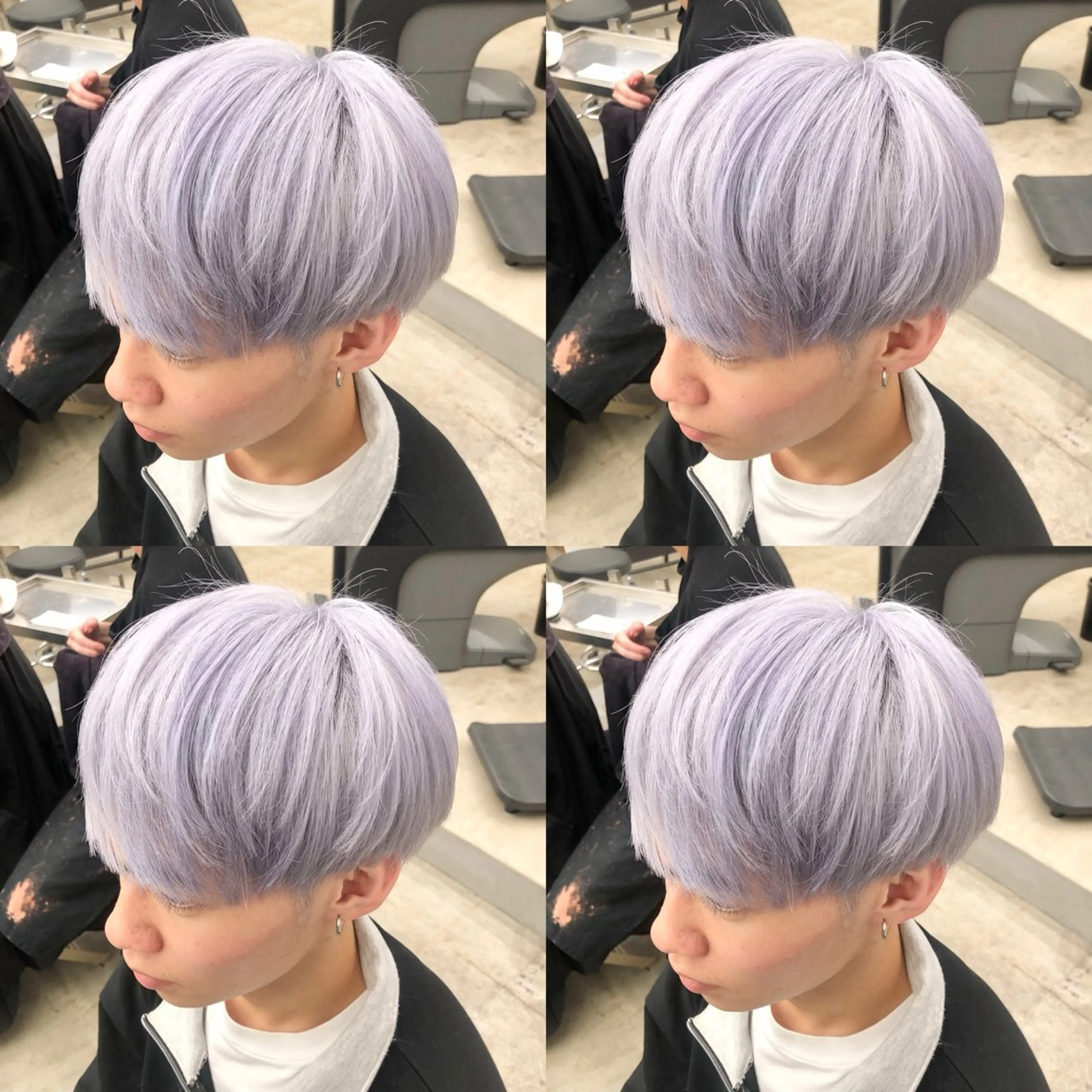 ショート カラー 推しカラー✨ オタク美容師ユウカのヘアスタイル