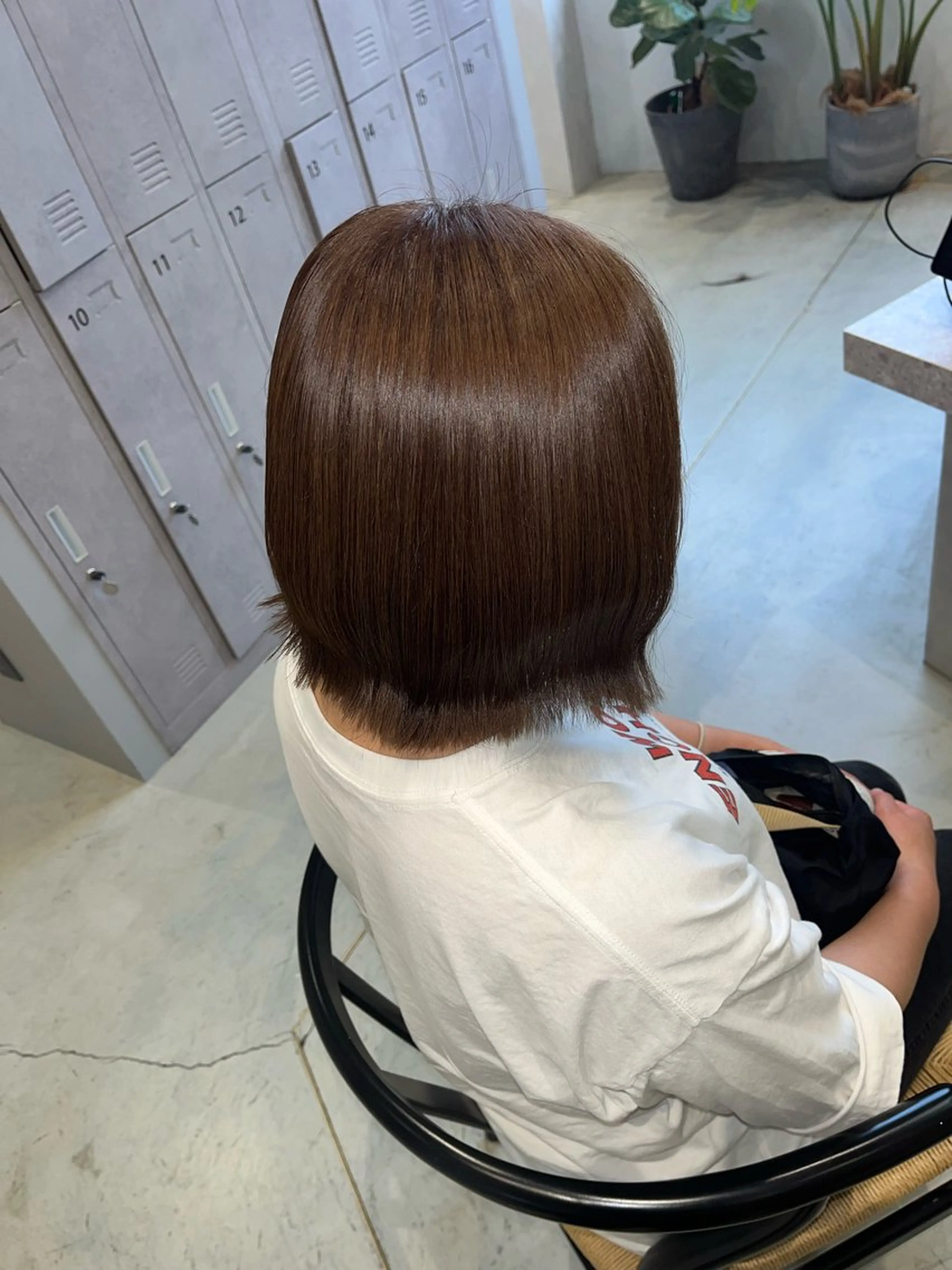 カラー ブラウンカラー ナチュラルブラウン 斉藤 果音のヘアスタイル