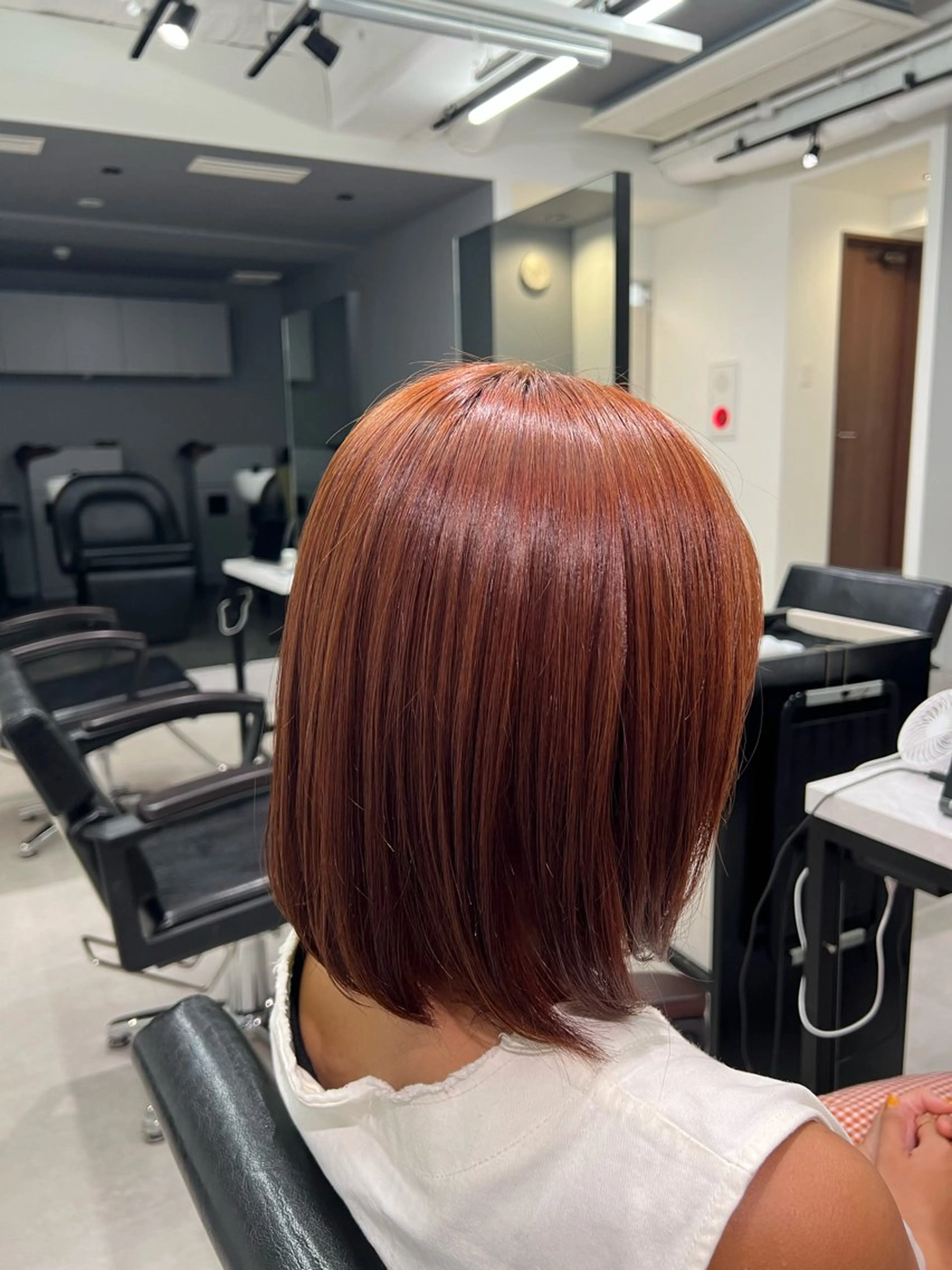 ミディアム カラー ヘアカラー トリートメント kei/透明感カラー /縮毛矯正/メンズのヘアスタイル