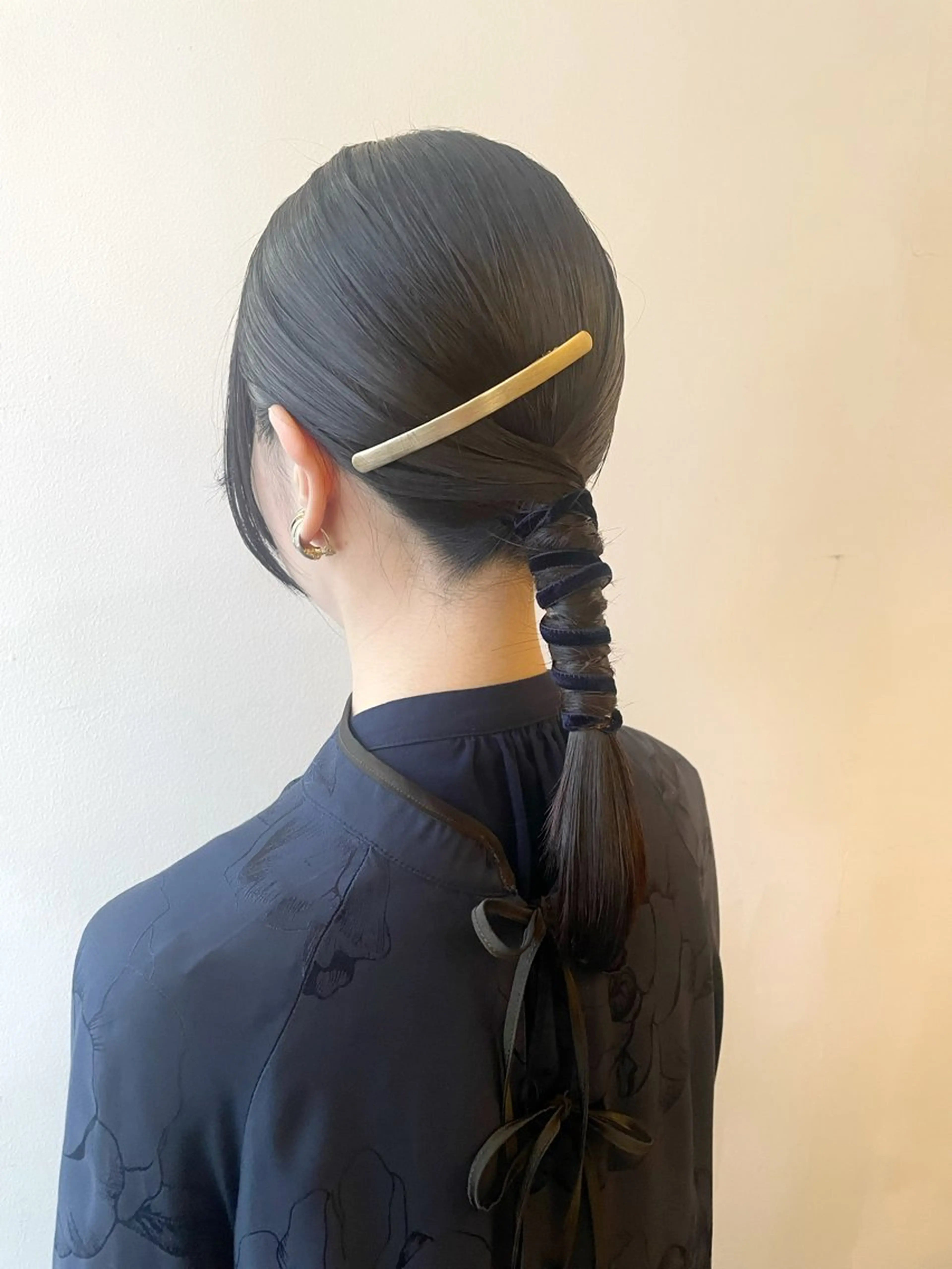 ロング ヘアアレンジ 結婚式・ブライダル ヘアセット Hair Salon BOTTOMS所属・✨透明感ケアカラー✨ 長野ゆきなのヘアスタイル