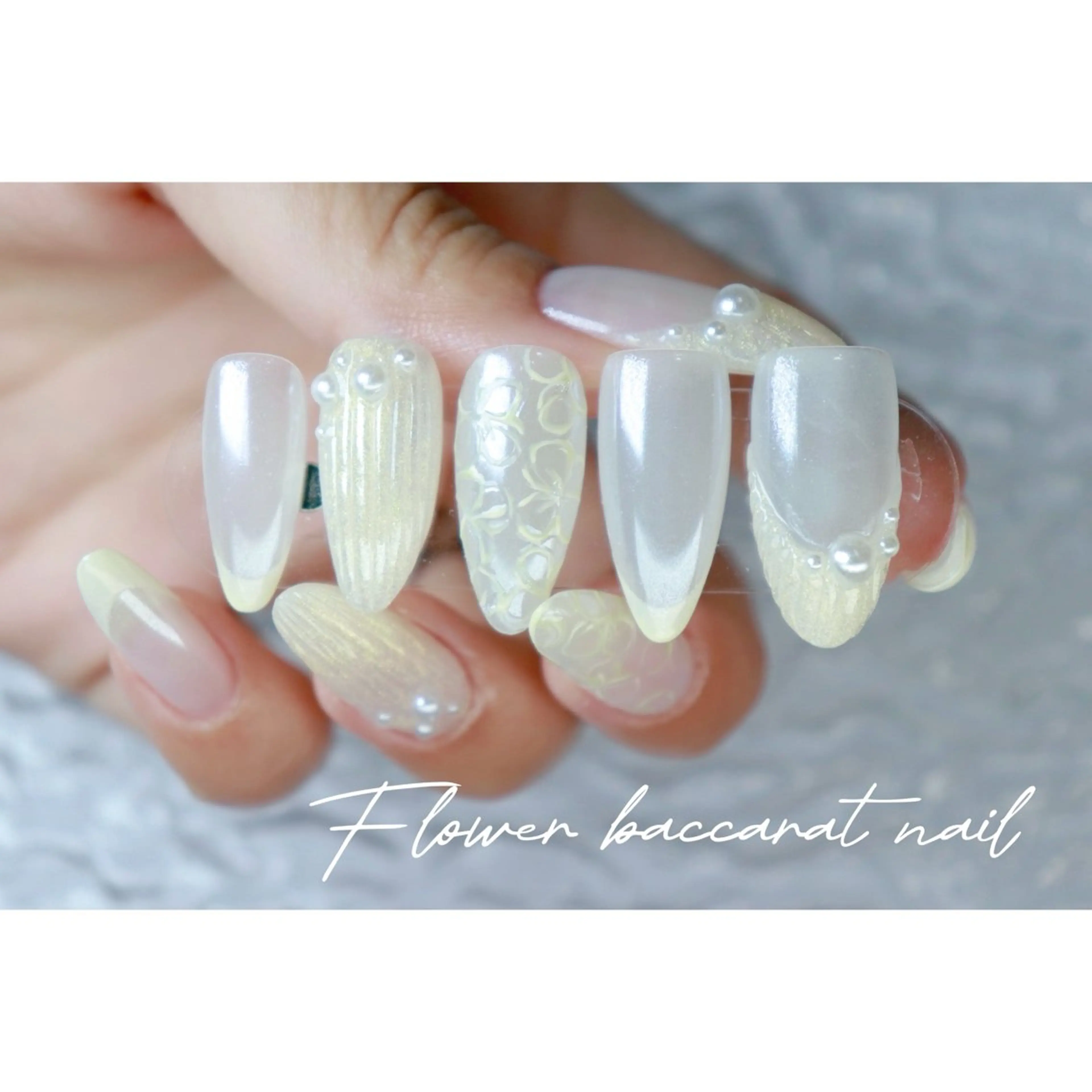 ネイル フラワーネイル ハンドネイル ハンドケア mapple nailのネイルデザイン