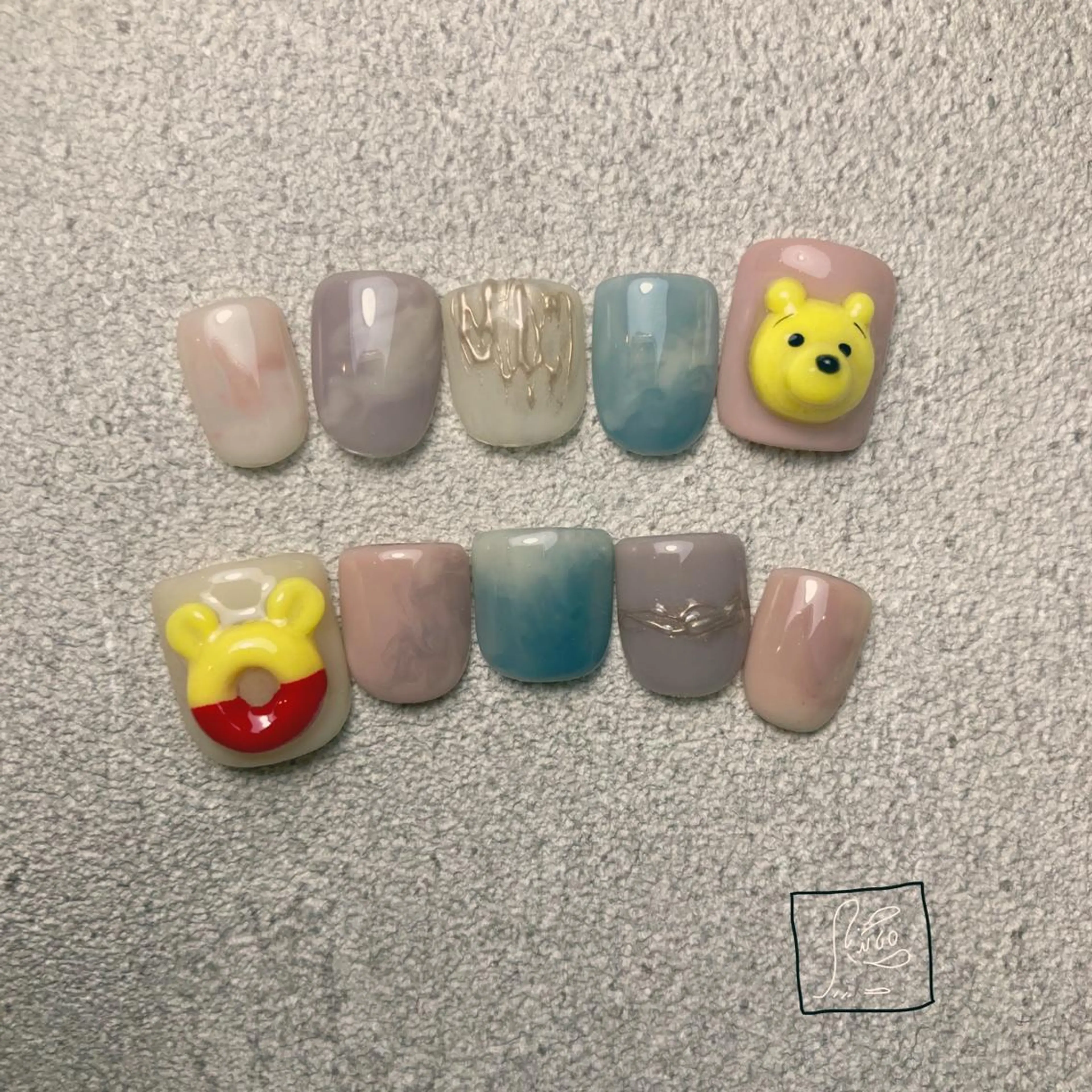 ネイル アートネイル クリアネイル ワンカラーネイル ネイルチップ その他(ネイル) hamaguchi licoのネイルデザイン