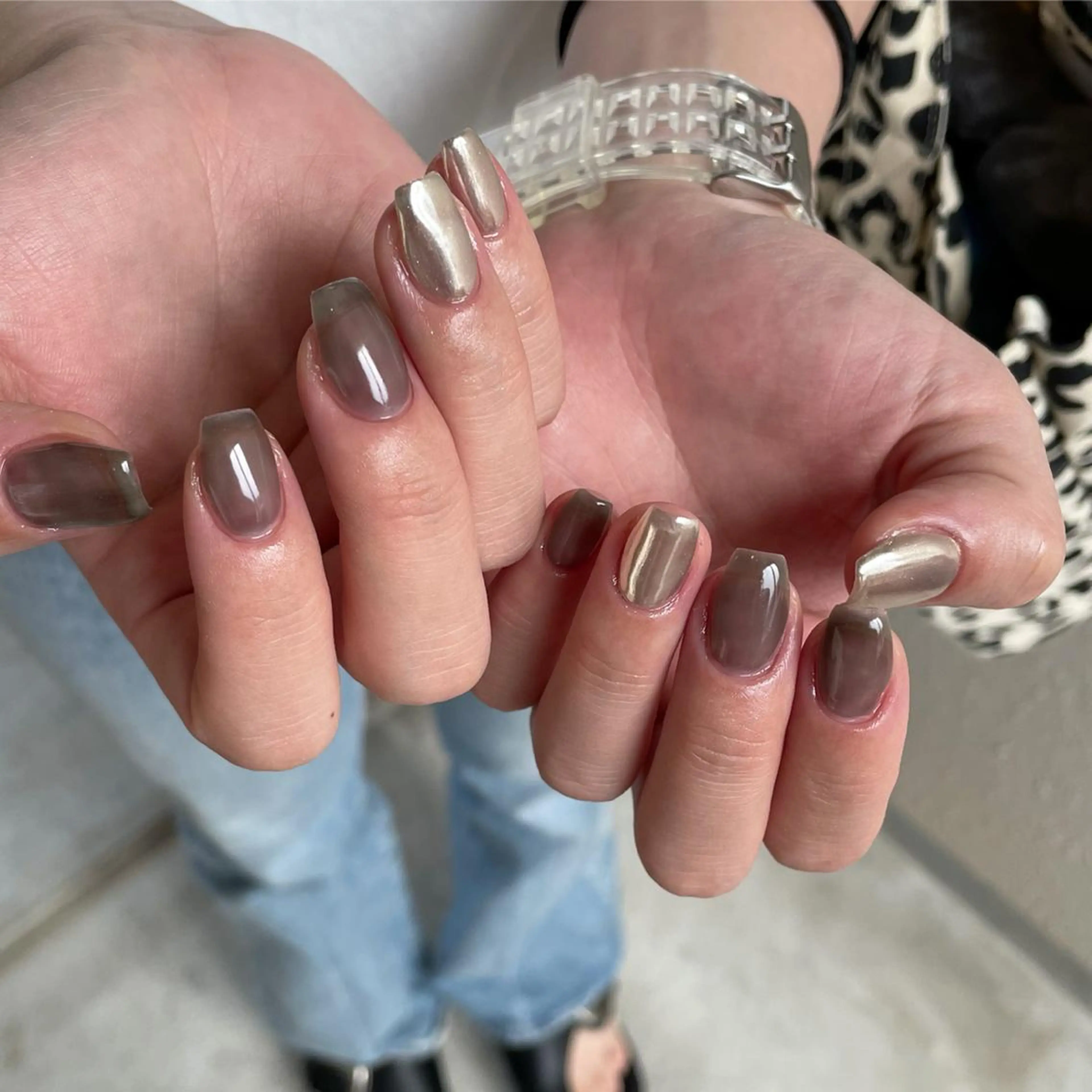 ネイル ミラーネイル ハンドネイル ハンドケア lyly.nail所属・lylynail YUUKAのネイルデザイン