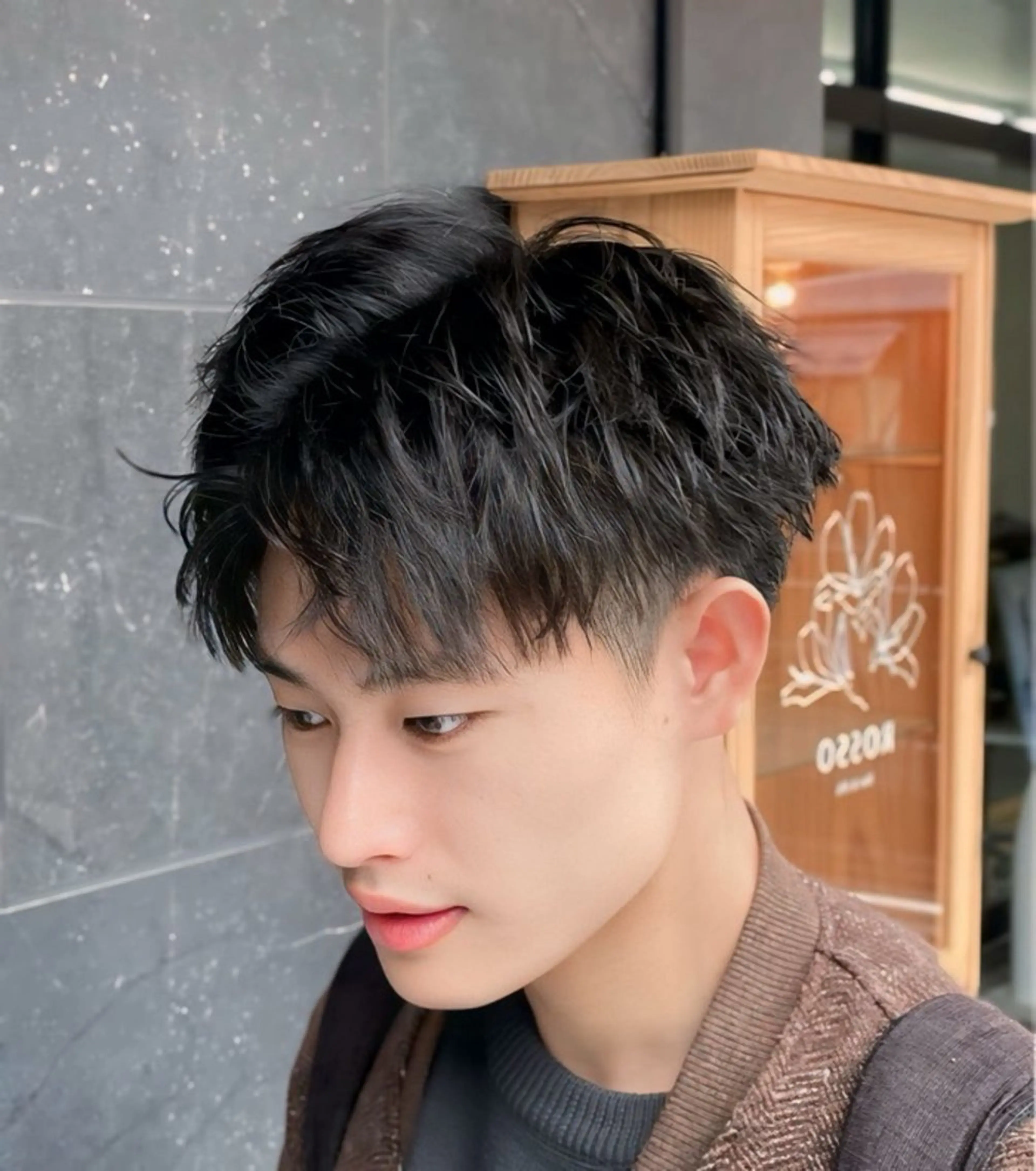 メンズ カット ヘアセット 遠藤 健登のヘアスタイル