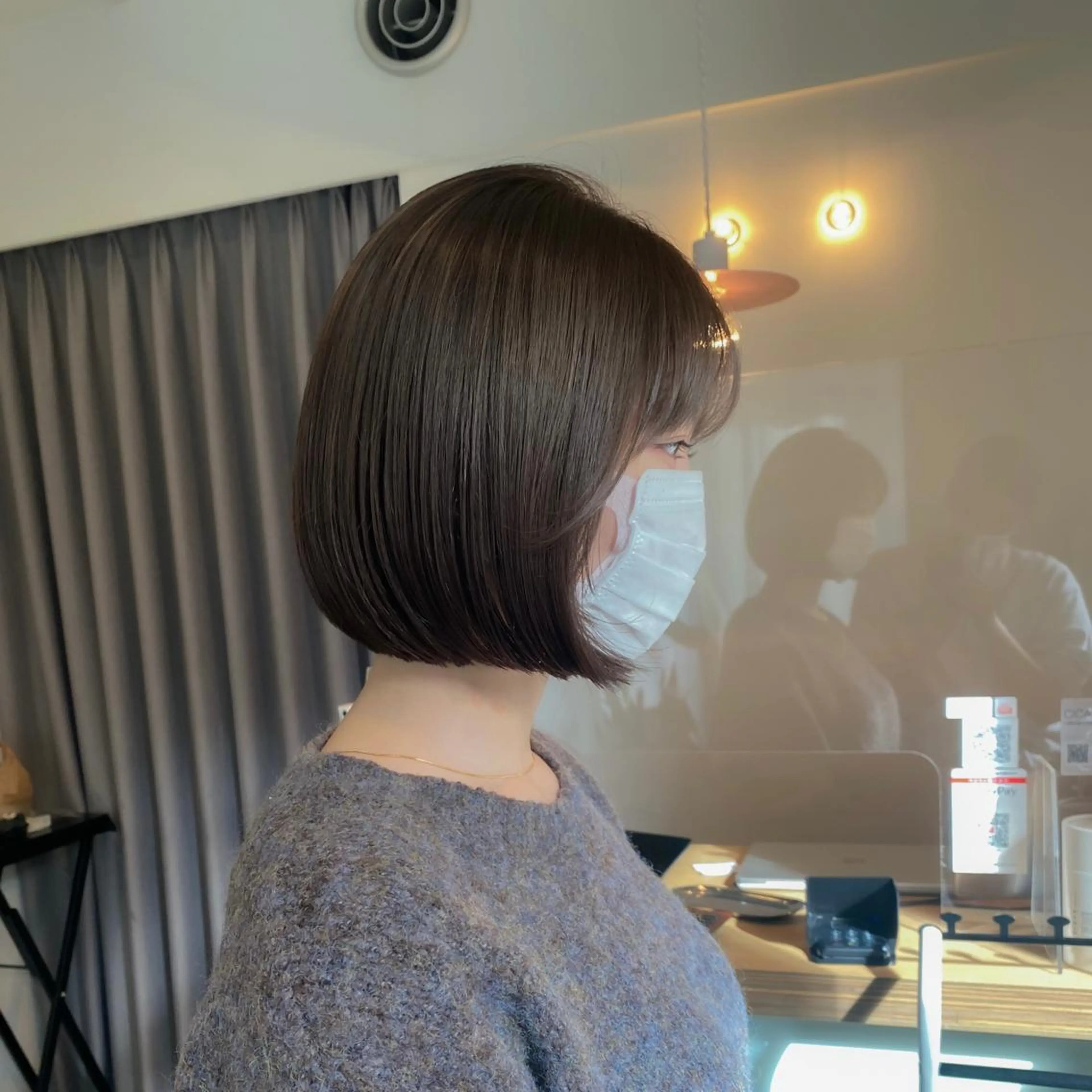 ショート カット ヘッドスパ 板谷みさき /艶ボブ/藤沢美容室のヘアスタイル